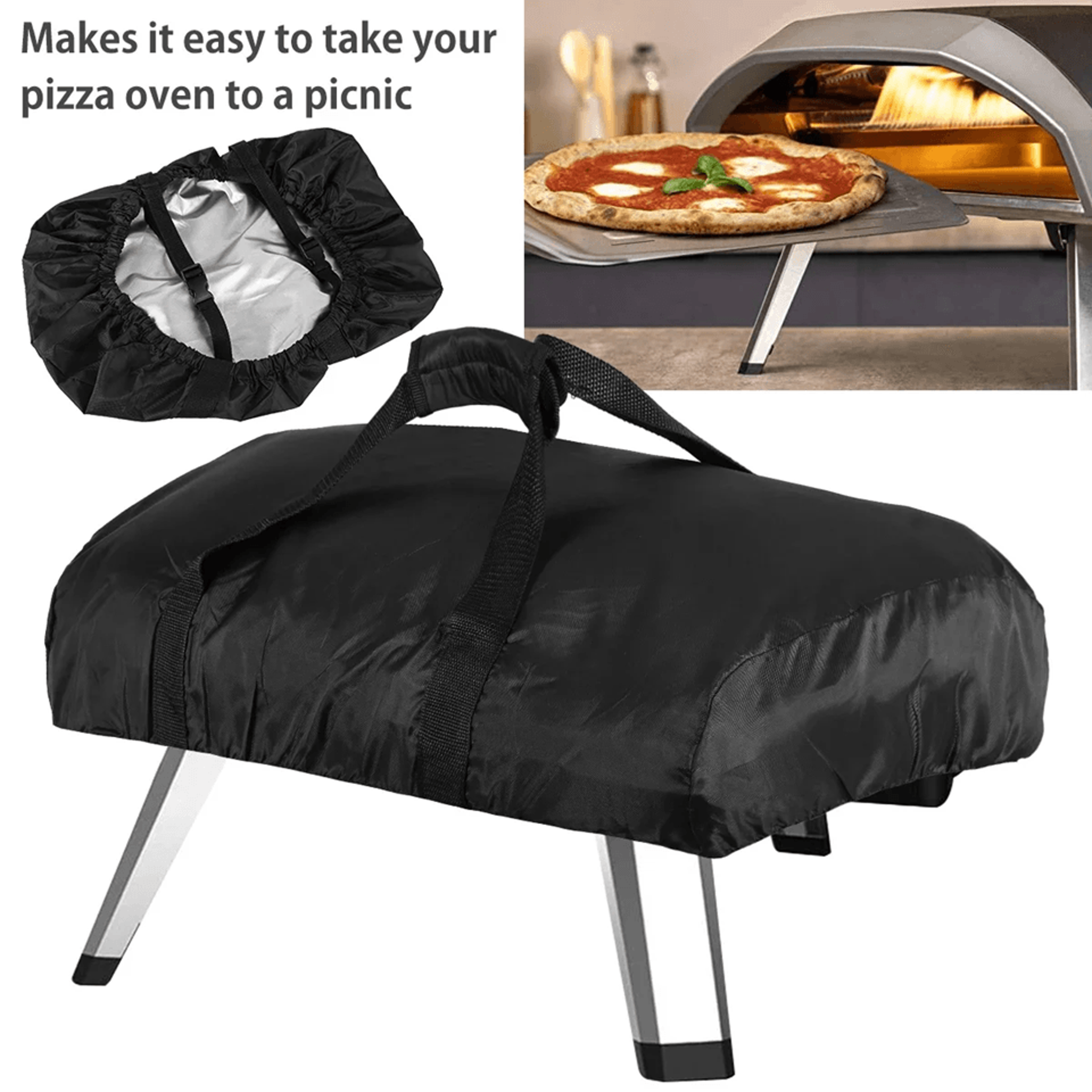 Premium Outdoor Pizza Oven Cover Compatible With Ooni Koda 12 And 16 Waterproof Dustproof BBQ Prote 3
