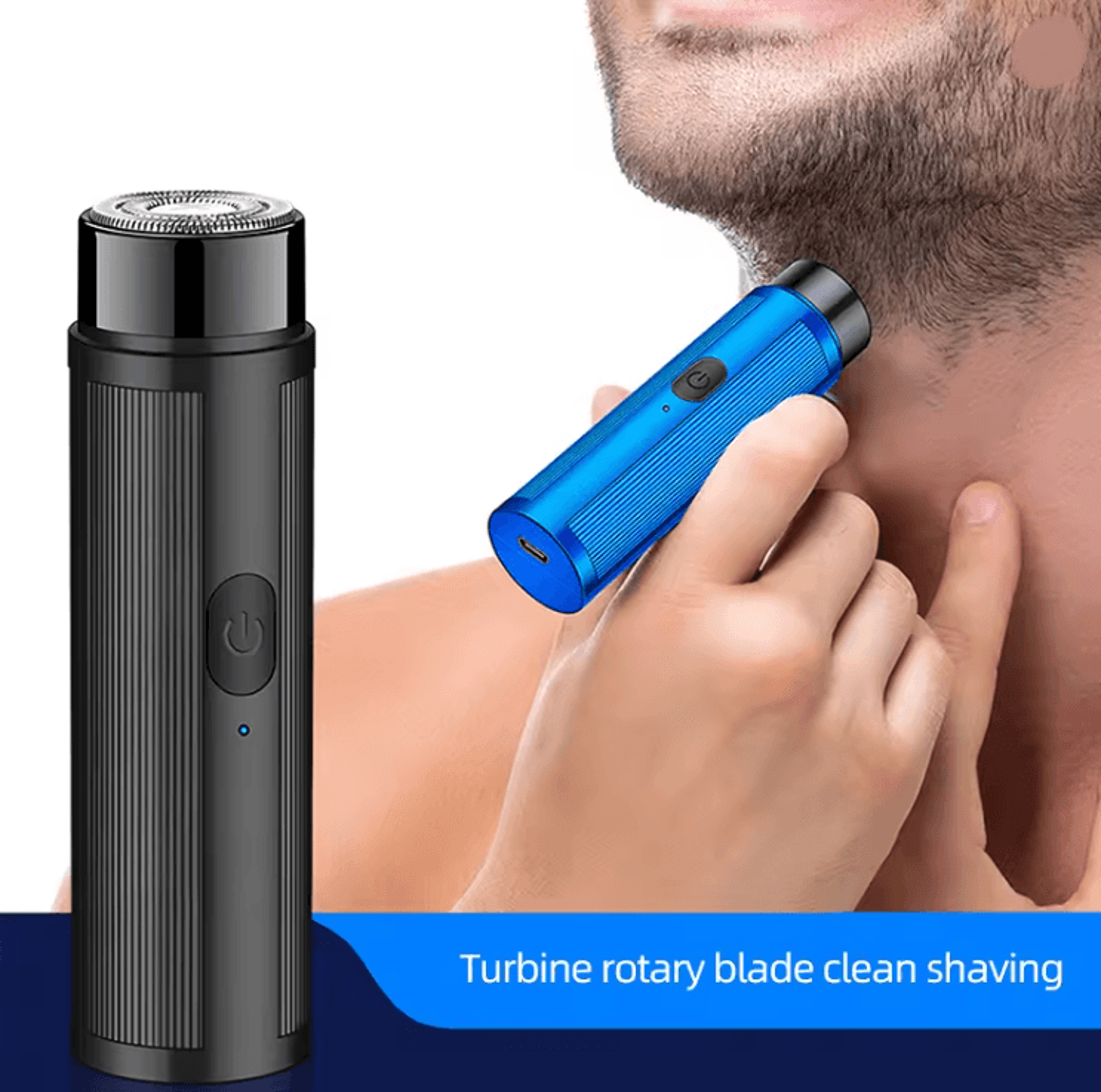smoothtrim mini electric shaver rechargeable portable razor for men and women