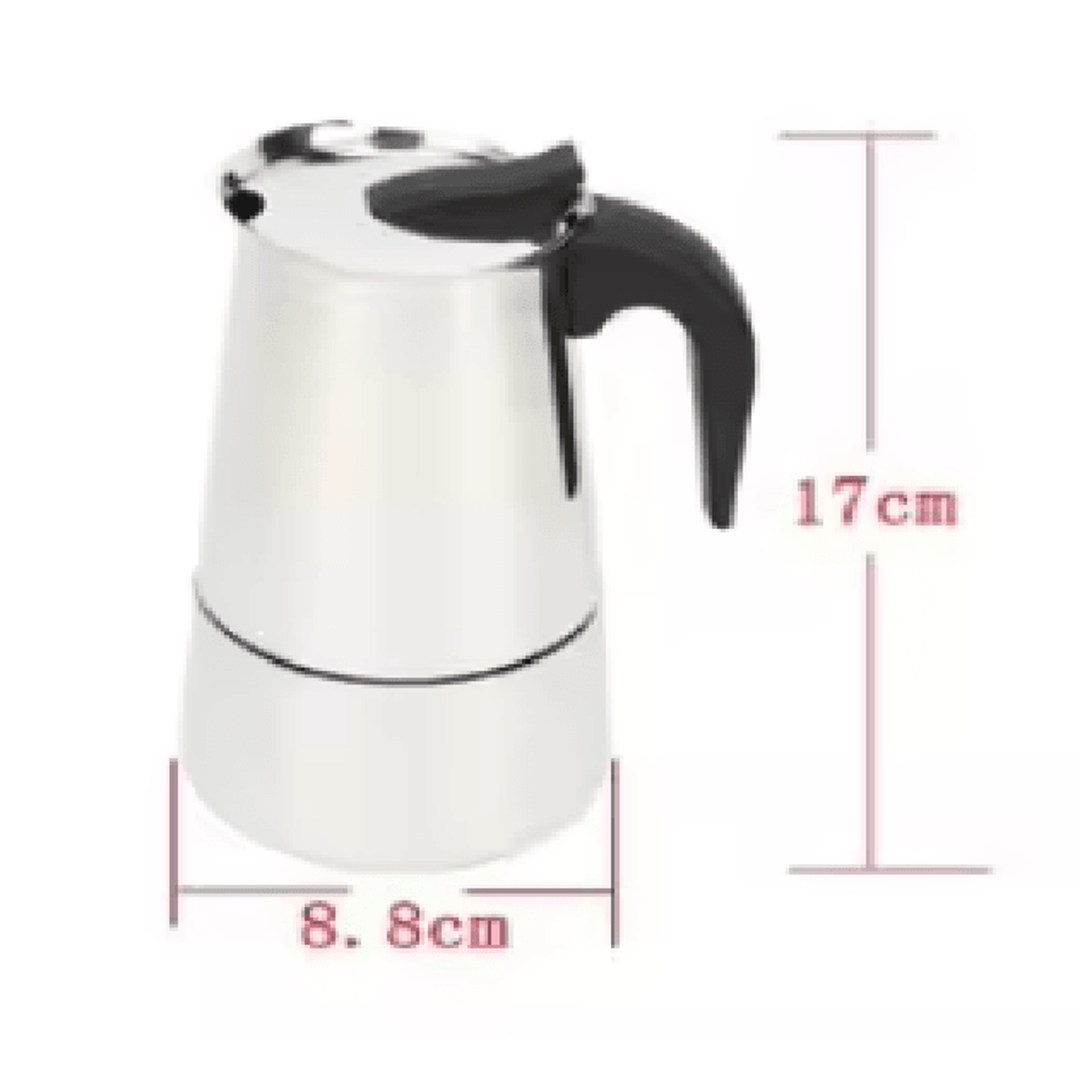 BrewMaster Classic Stovetop Coffee Maker 3