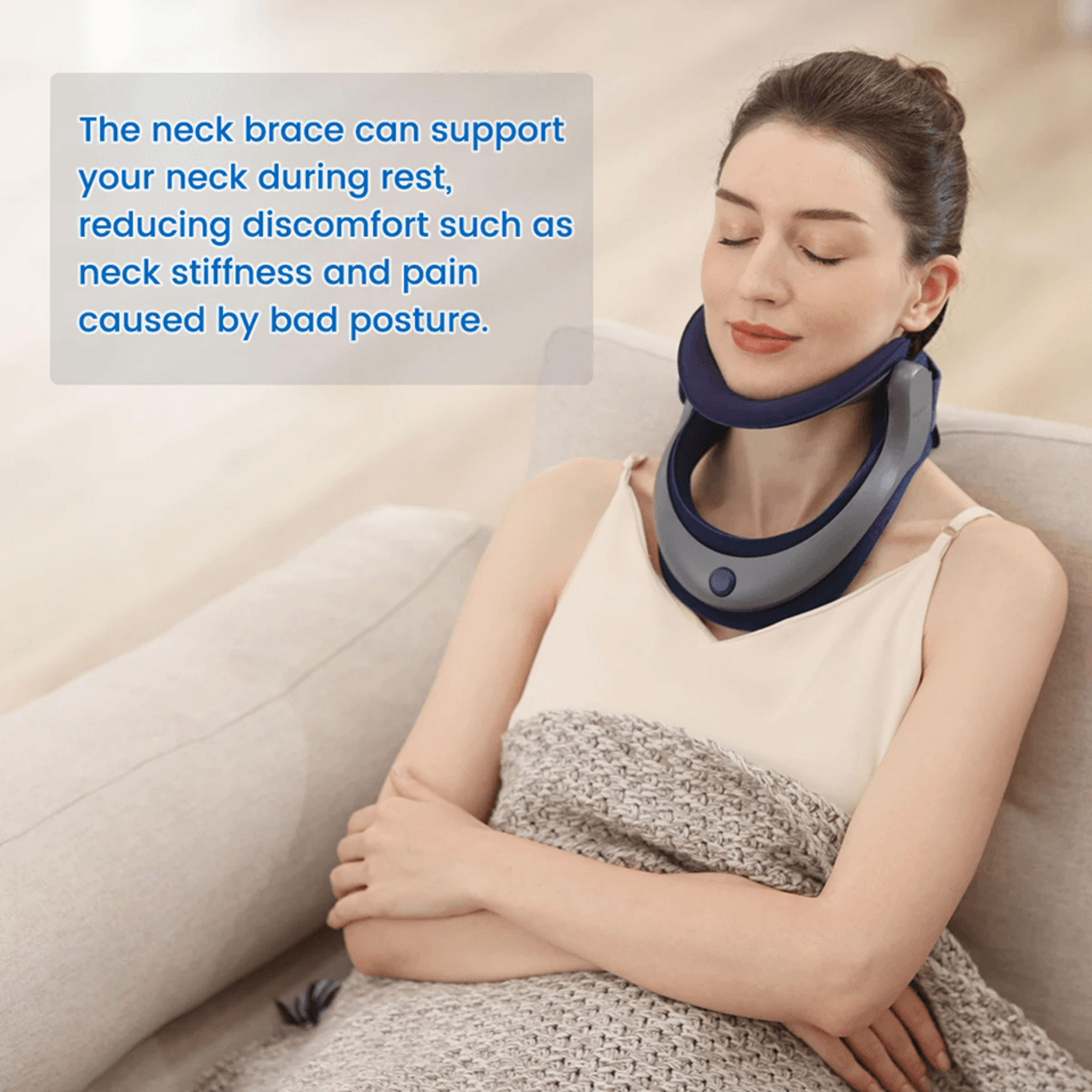 Velpeau Adjustable Neck Traction Device For Pain Relief And Posture Correction 4