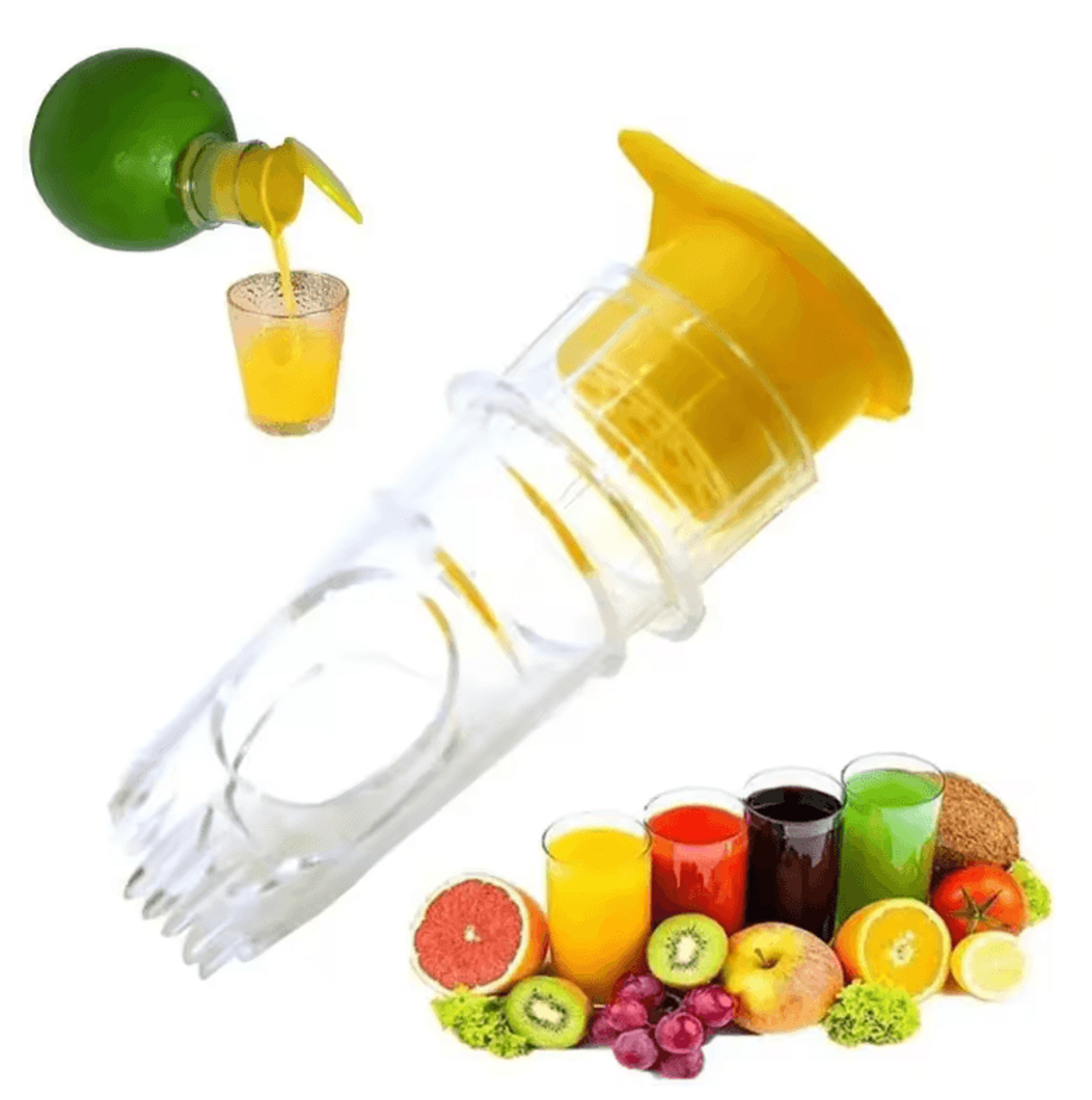 FreshEase Mini Citrus Juicer Easy Handheld Fruit Squeezer 5