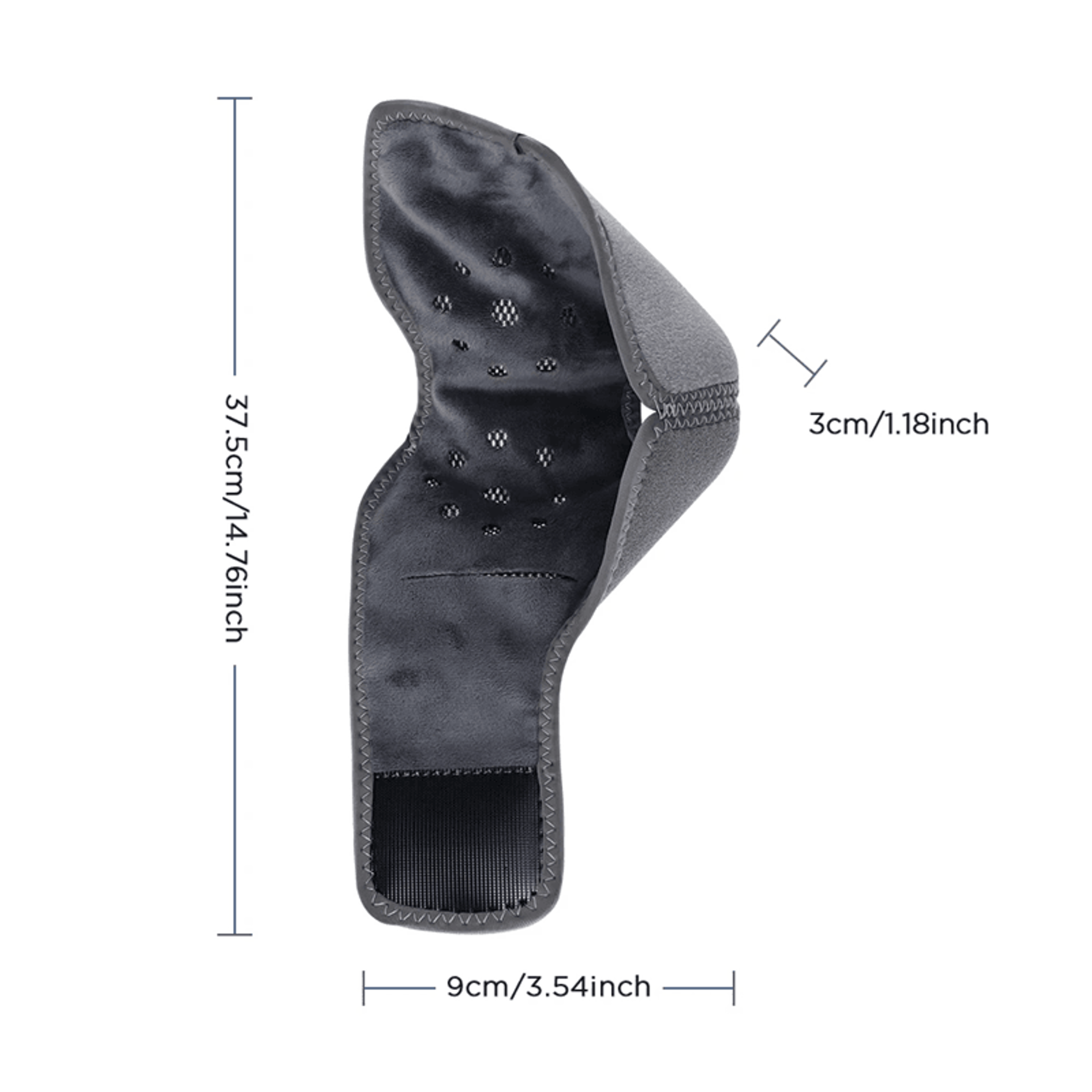 Rechargeable Heated Vibration Foot And Ankle Massager With Hot Compress 3
