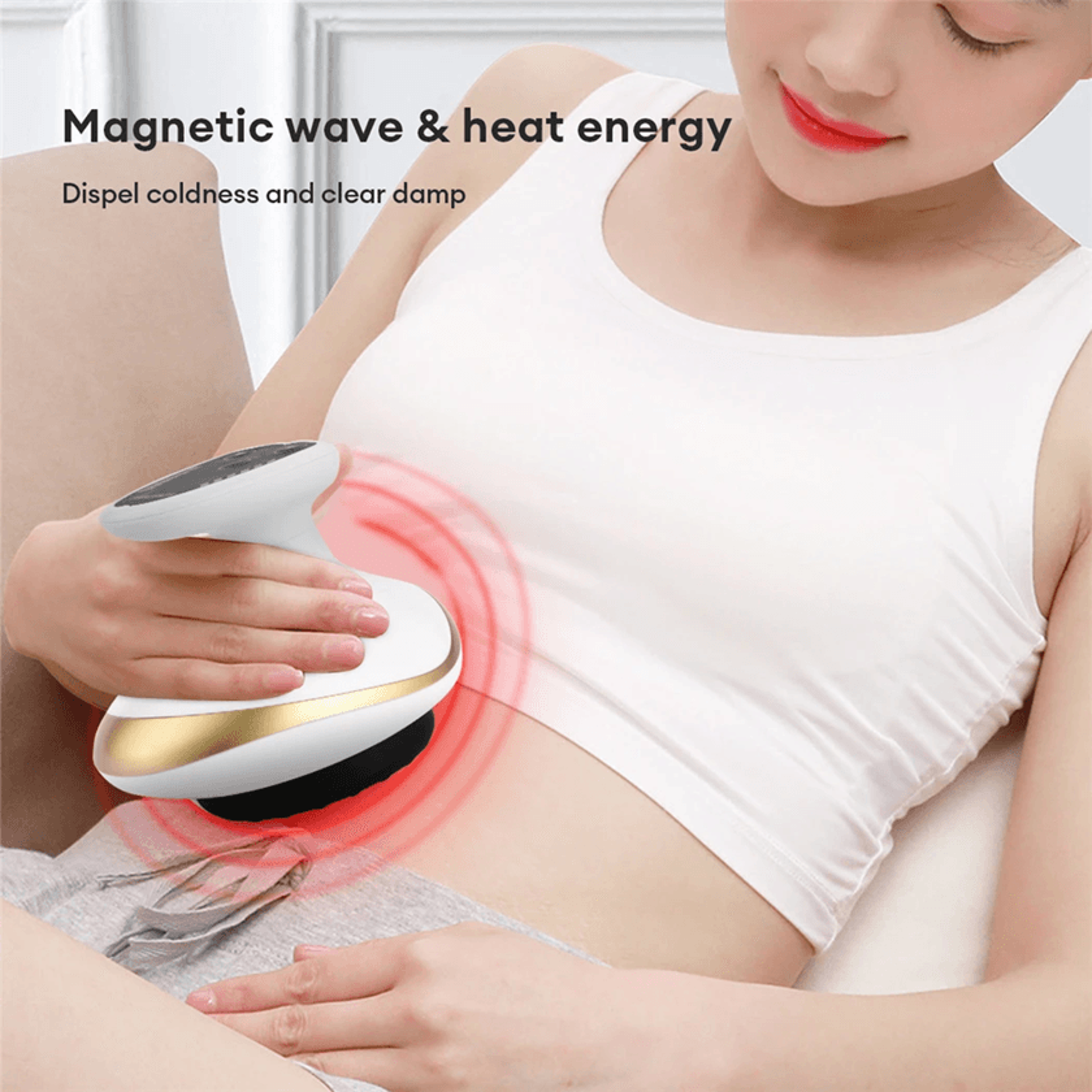 Electric EMS Cupping Massager With Heating And Vacuum Therapy For Body Slimming And Pain Relief 2