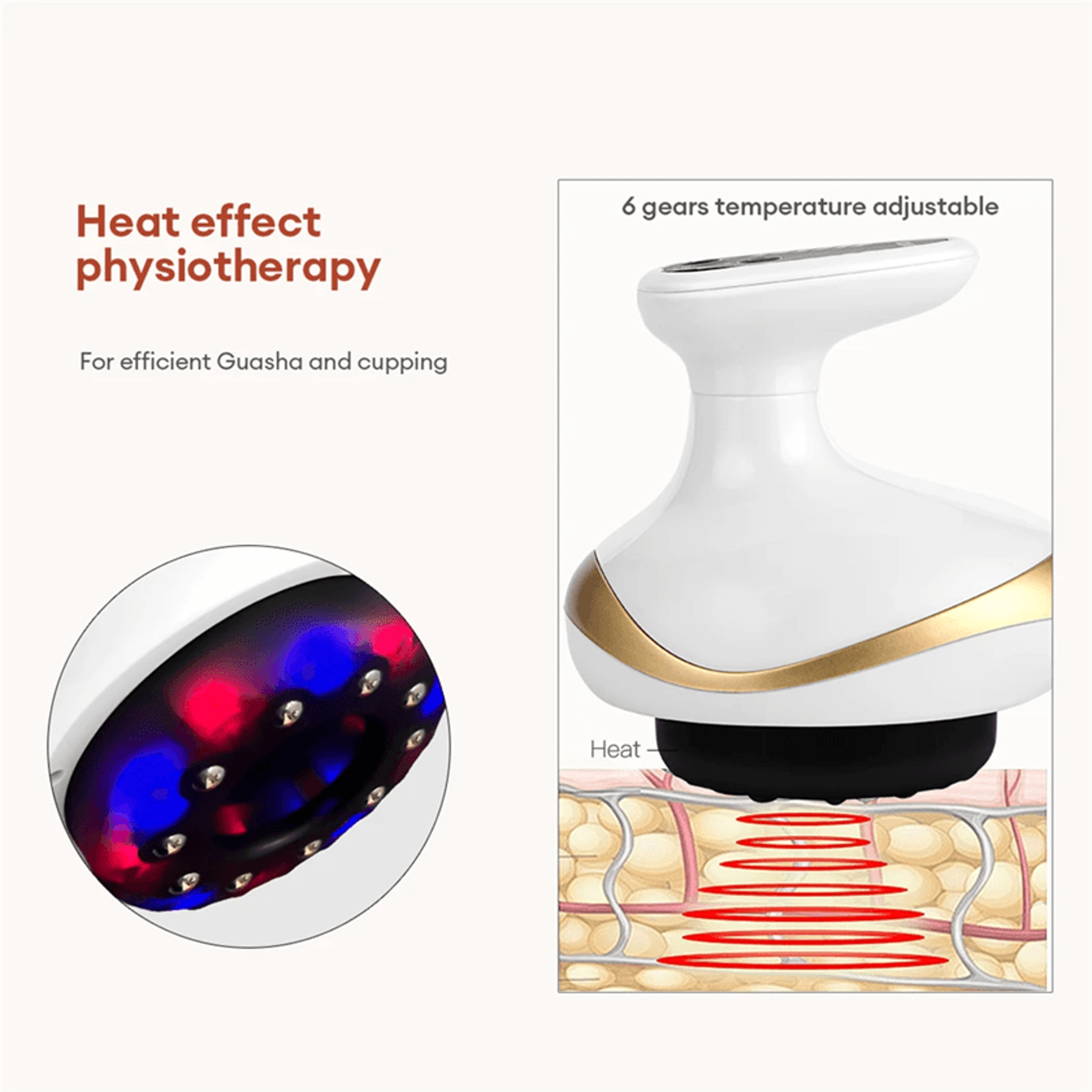 Electric EMS Cupping Massager With Heating And Vacuum Therapy For Body Slimming And Pain Relief 3