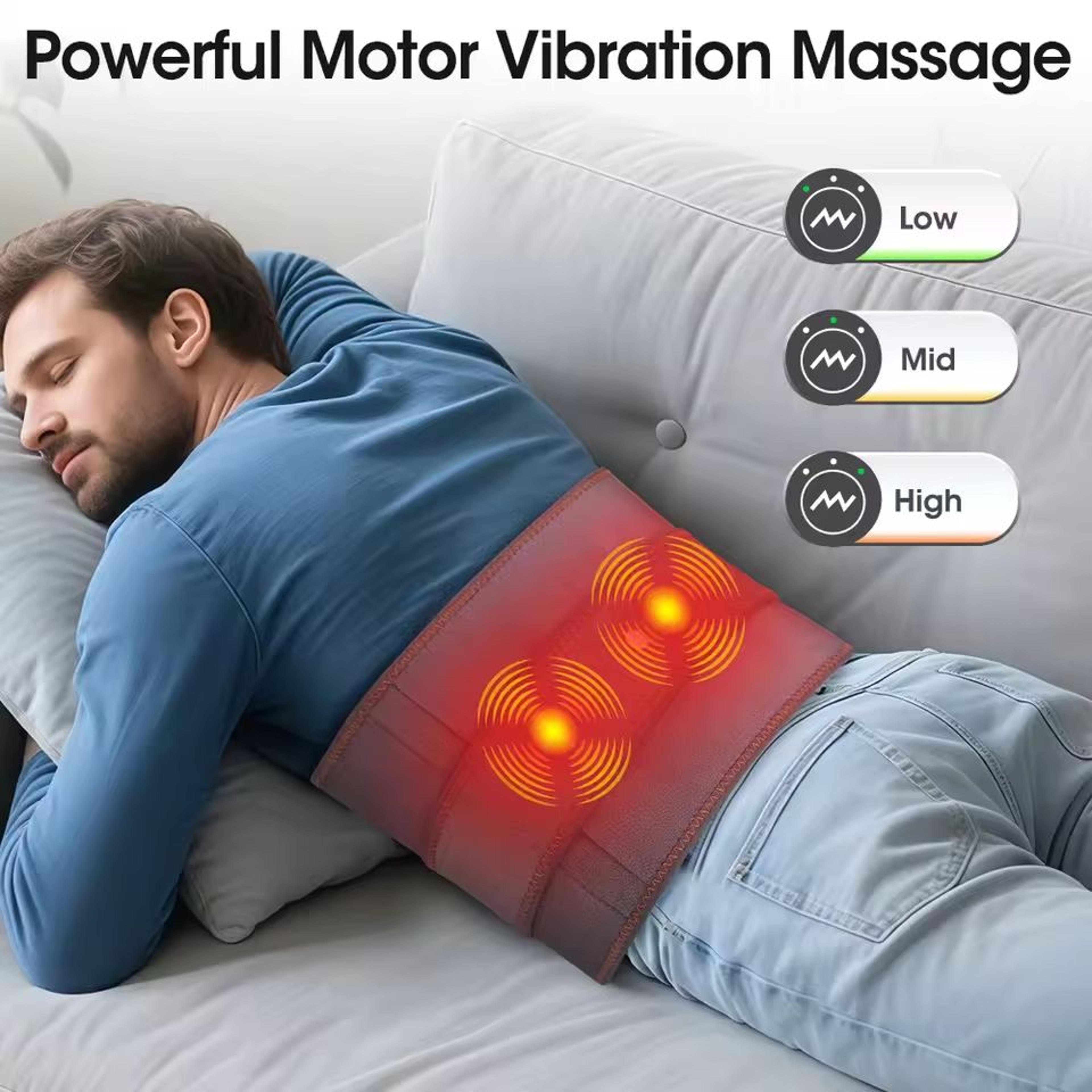 CoreRelief Cordless Heated Lumbar Massage Belt 1