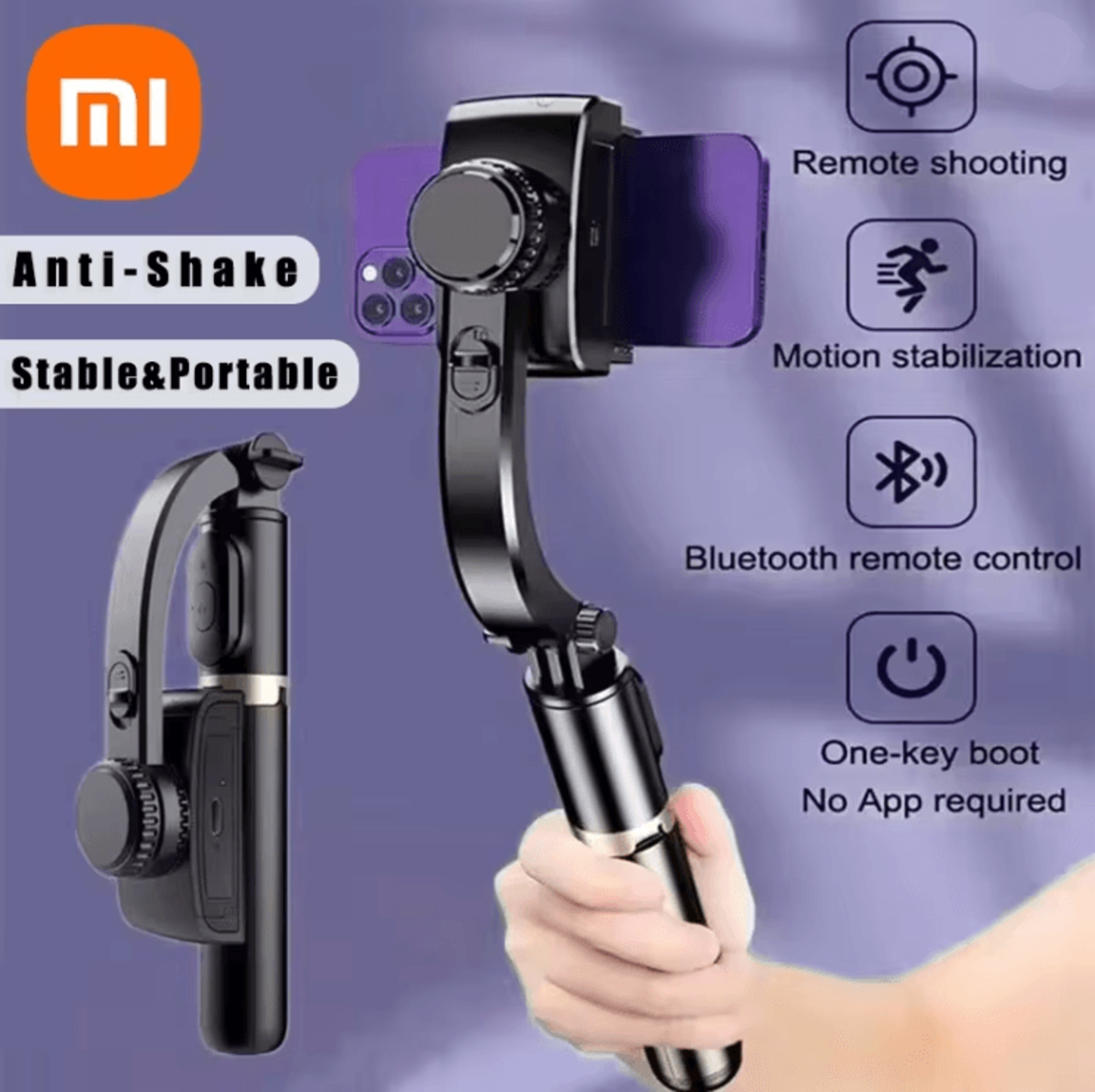 Mi ExtendPro Selfie Stick  LED Fill Light 0