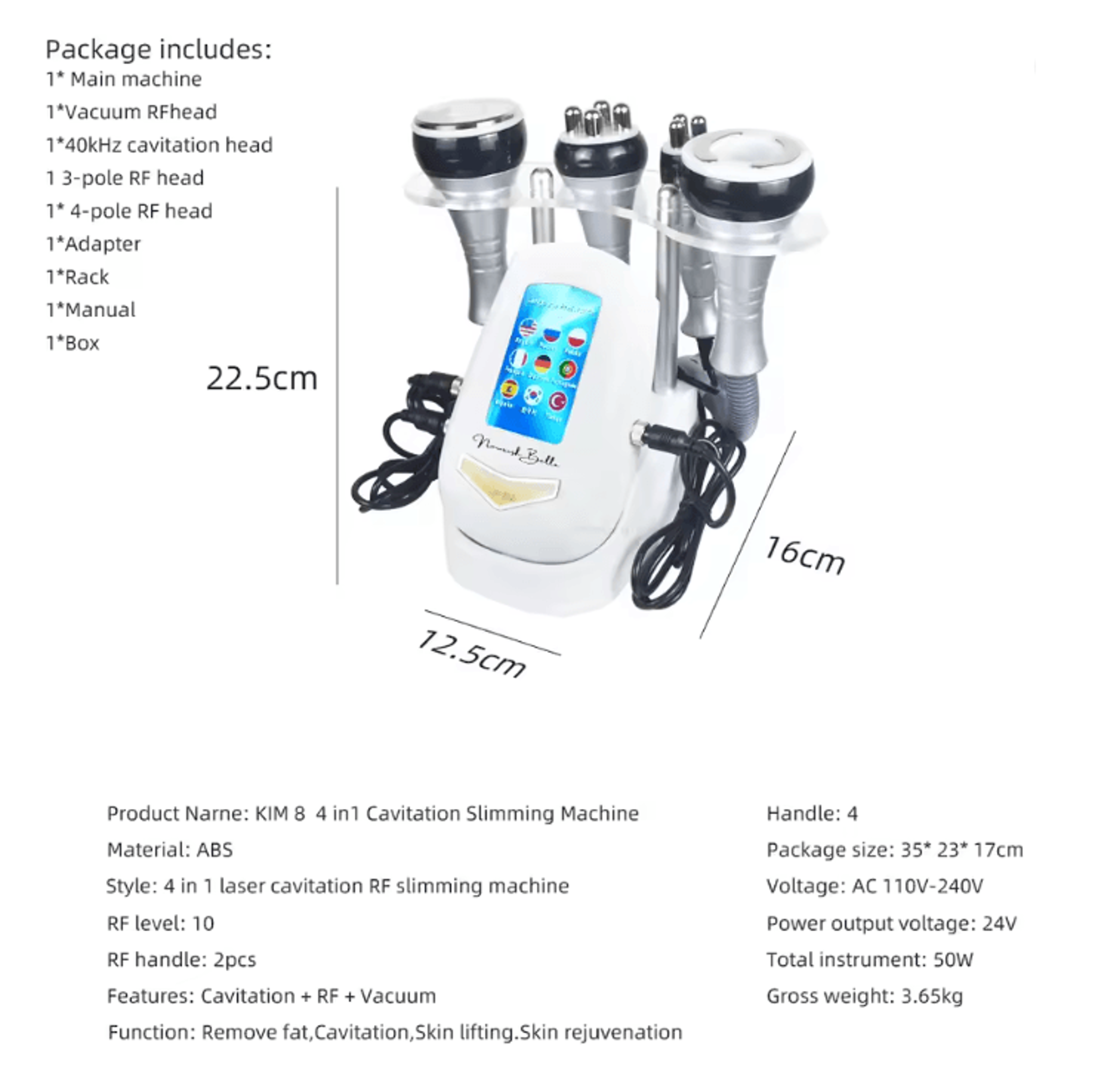 BodySculpt Ultra 4in1 Cavitation Slimming Machine 2