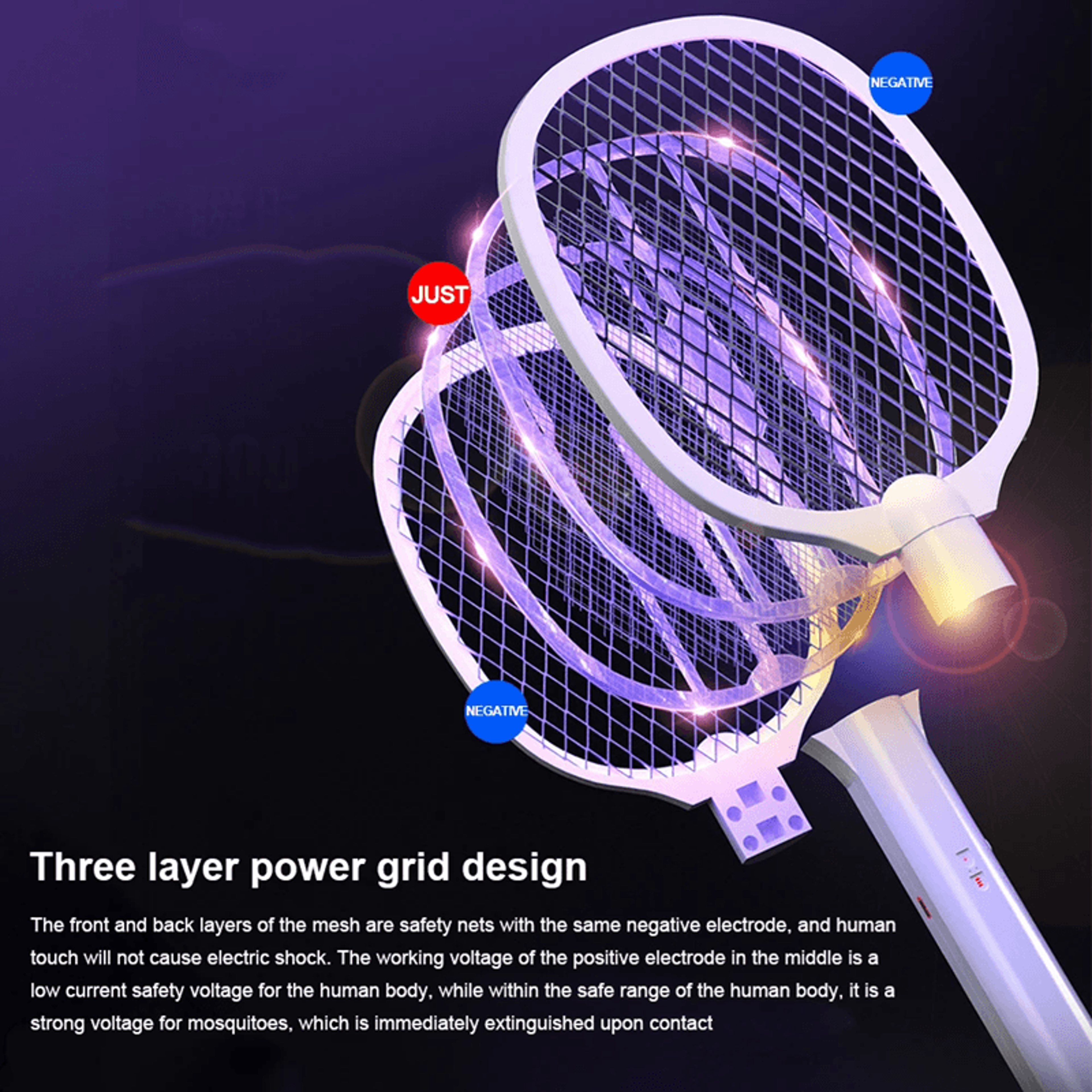 VoltGuard 2 In 1 Electric Fly Swatter And Mosquito Killer Lamp 1