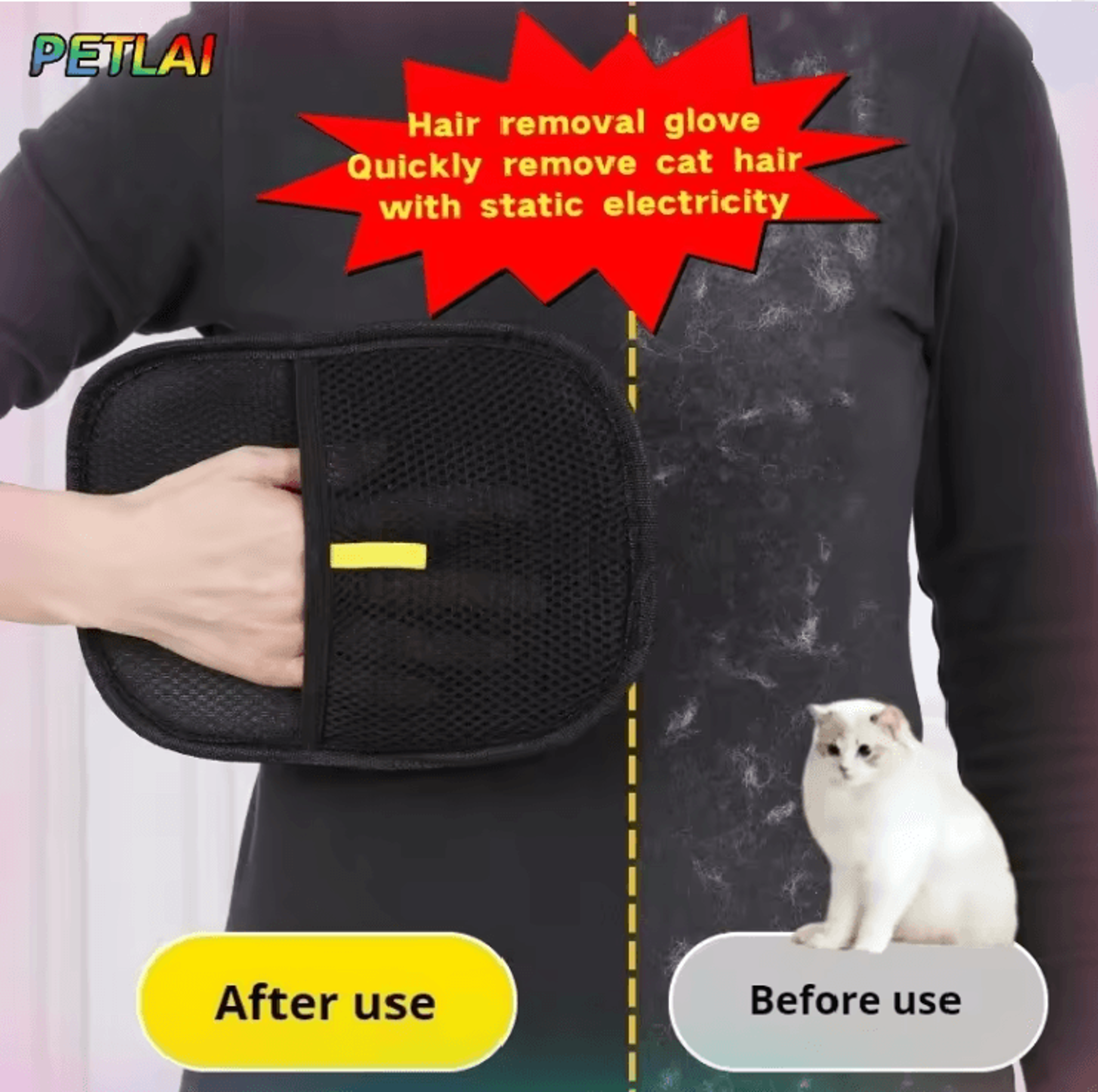 FurFree Reusable Pet Hair Removal Glove 1