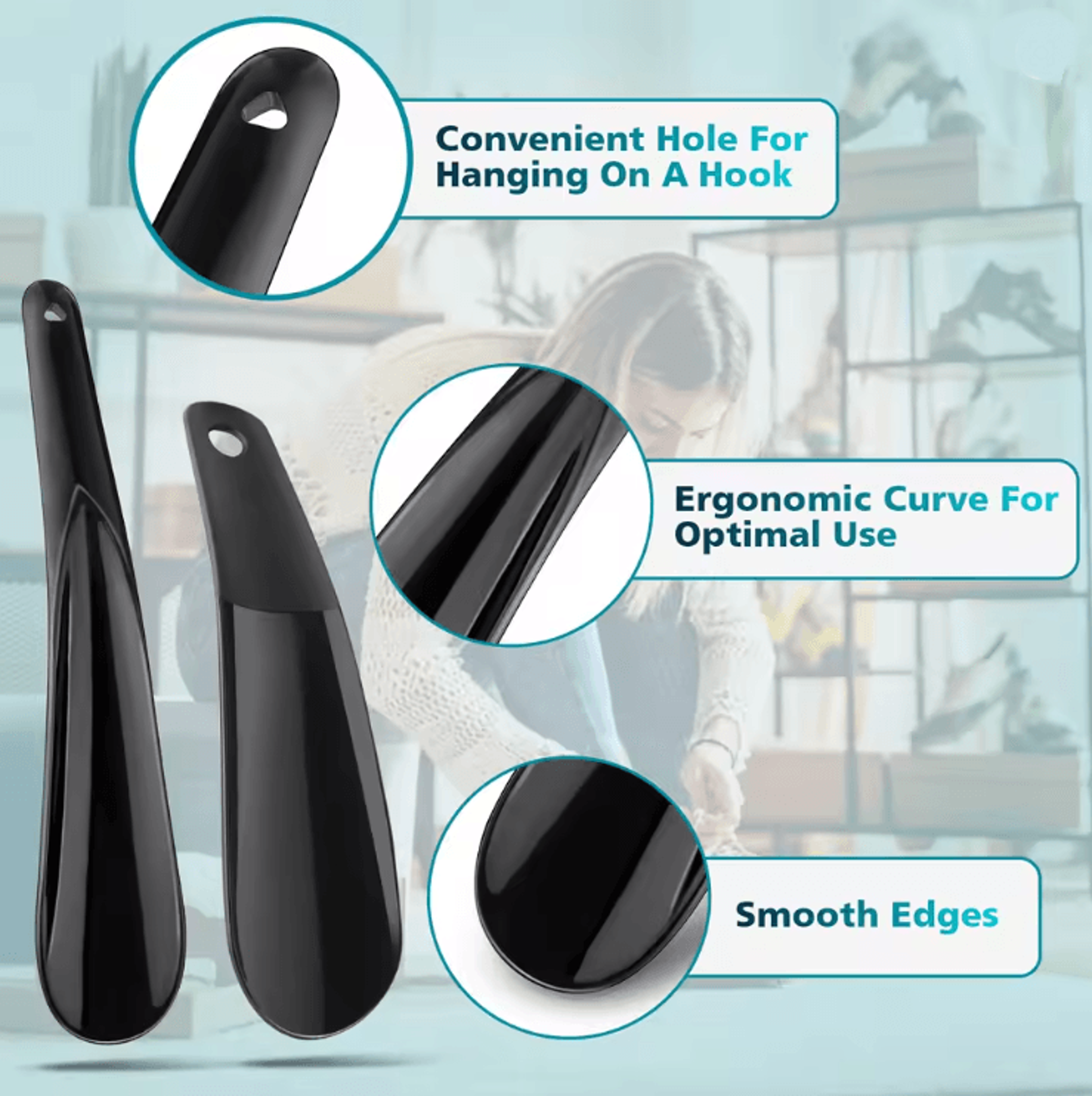 SpeedSlide Travel Shoehorn Set 2