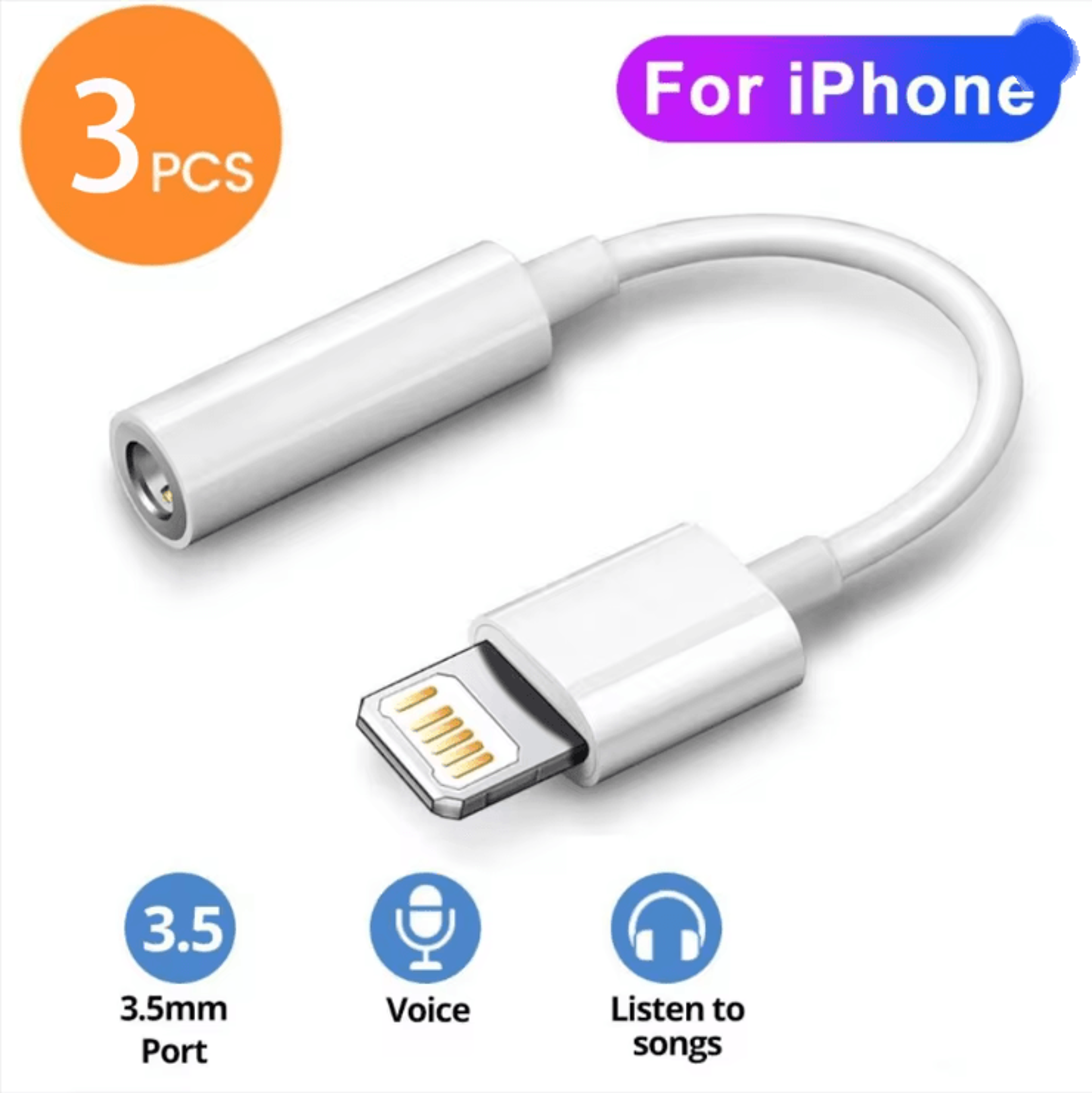 SoundLink Lightning To 35mm AUX Adapter Cable 3