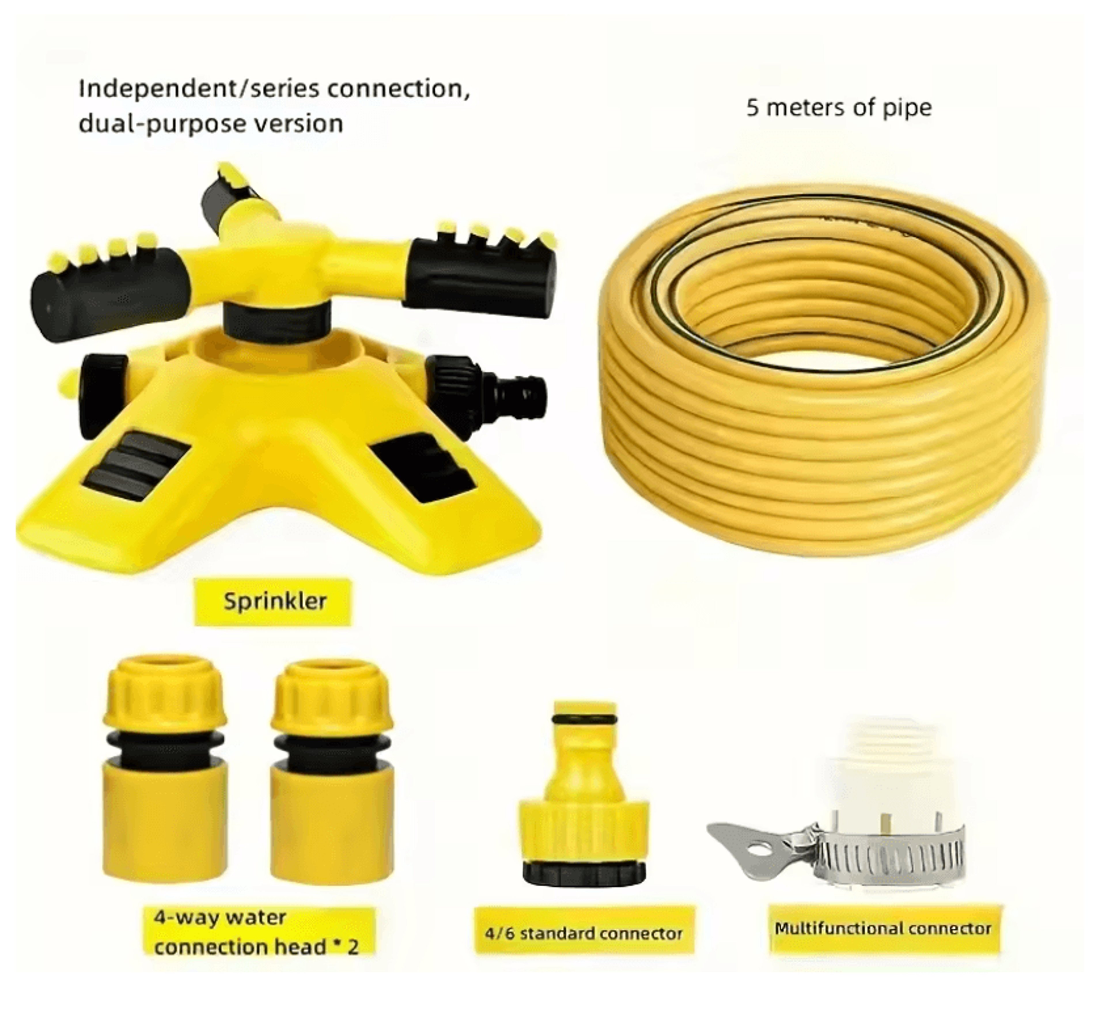AquaSpin 360 Rotating Garden Sprinkler Head 5