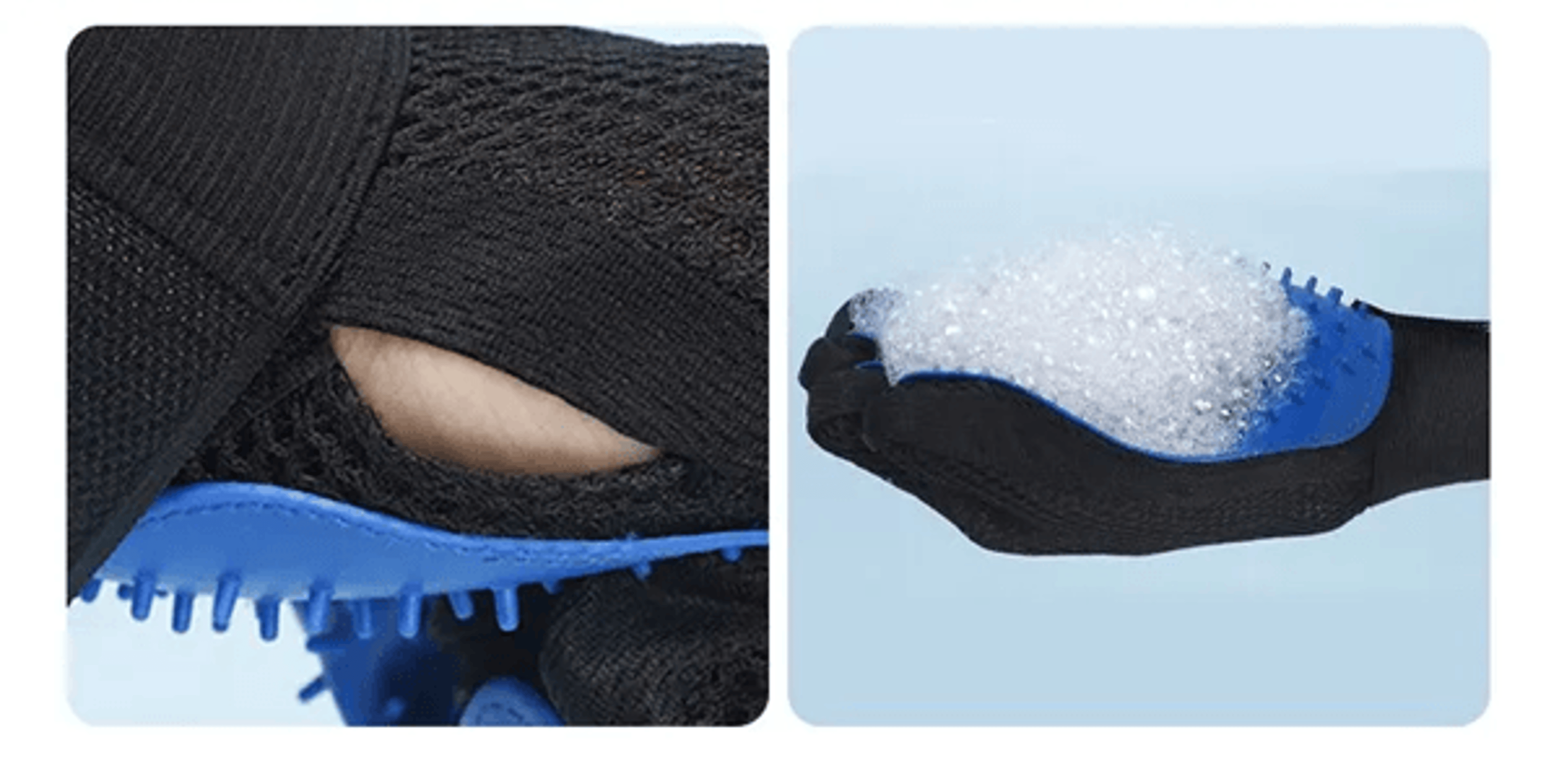 PetComfort Silicone Grooming Glove  Pet Hair Remover Mitt For Cats And Dogs 2