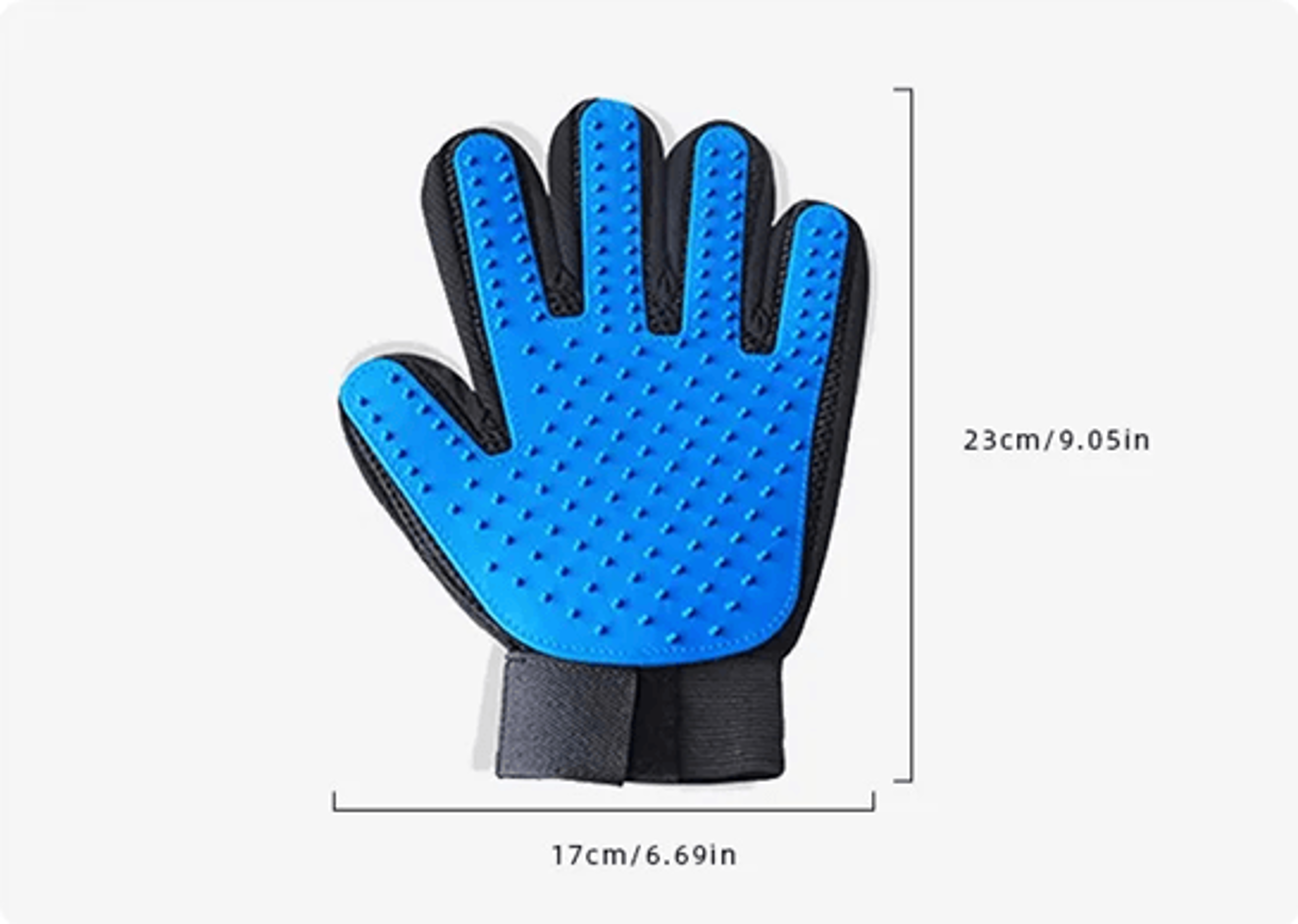 PetComfort Silicone Grooming Glove  Pet Hair Remover Mitt For Cats And Dogs 3