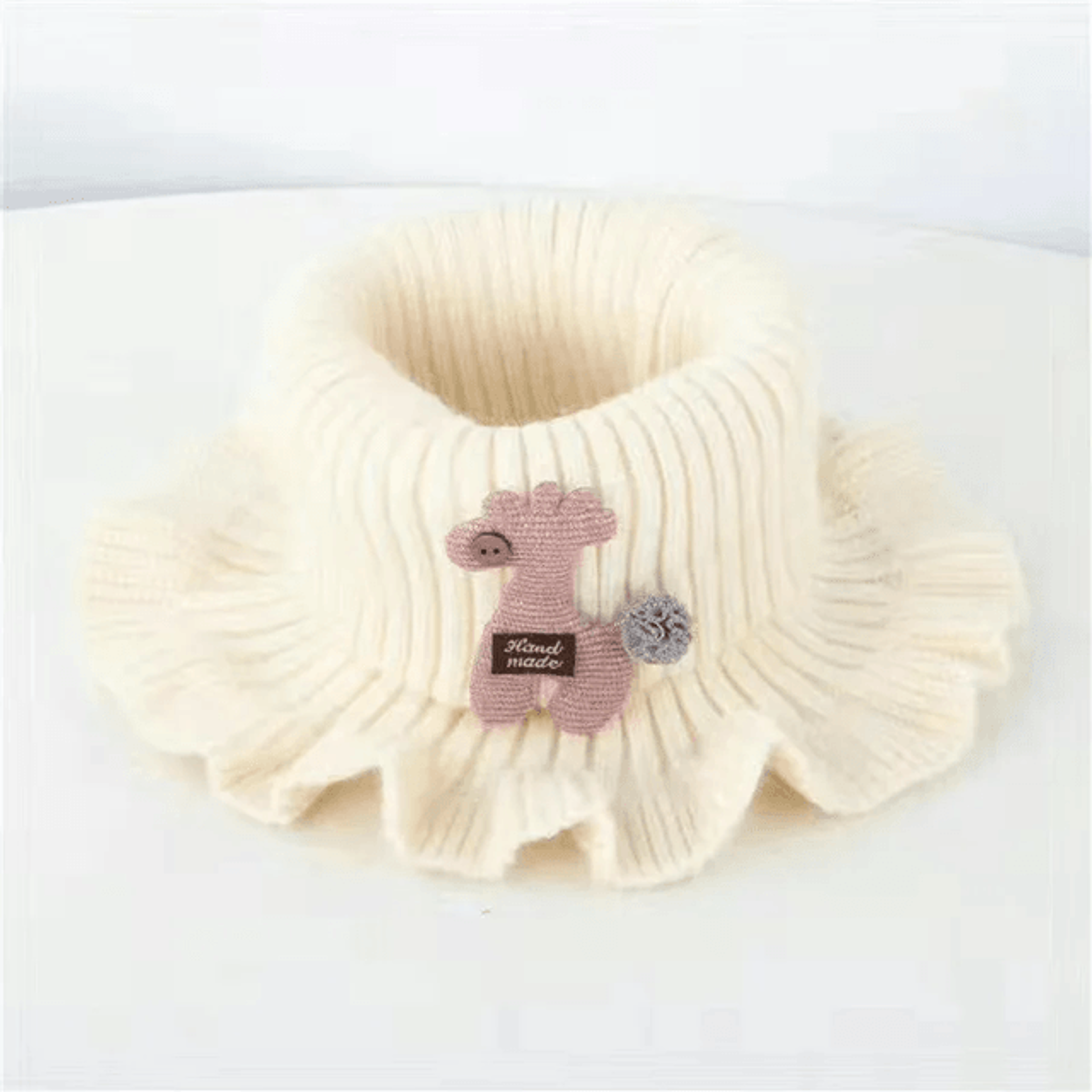 SnuggleGiraffe Knitted Baby Scarf  Soft Winter Neck Warmer For Kids And Toddlers 3