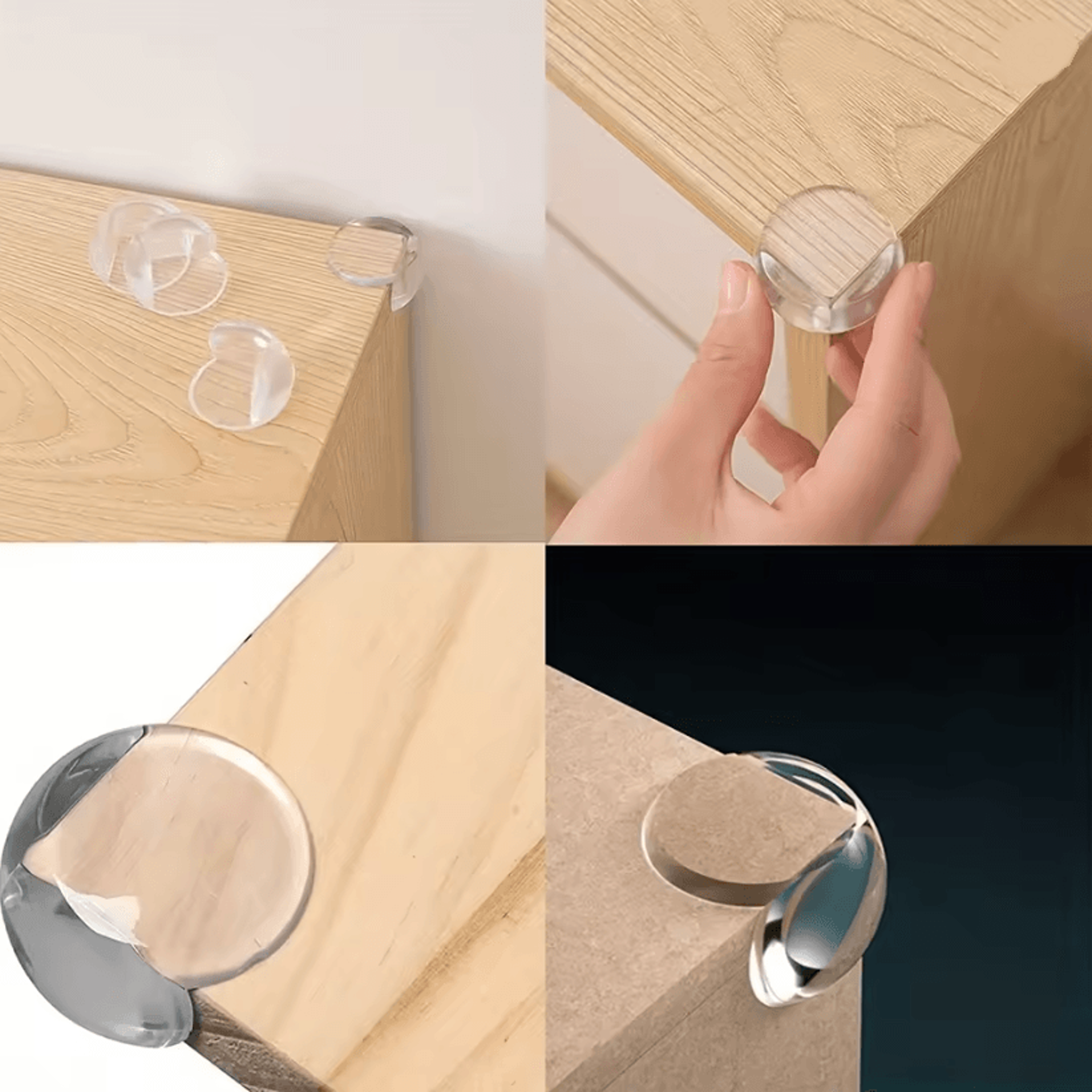 SafeEdge 10 Pack Silicone Corner Protectors For Table And Furniture Safety 2