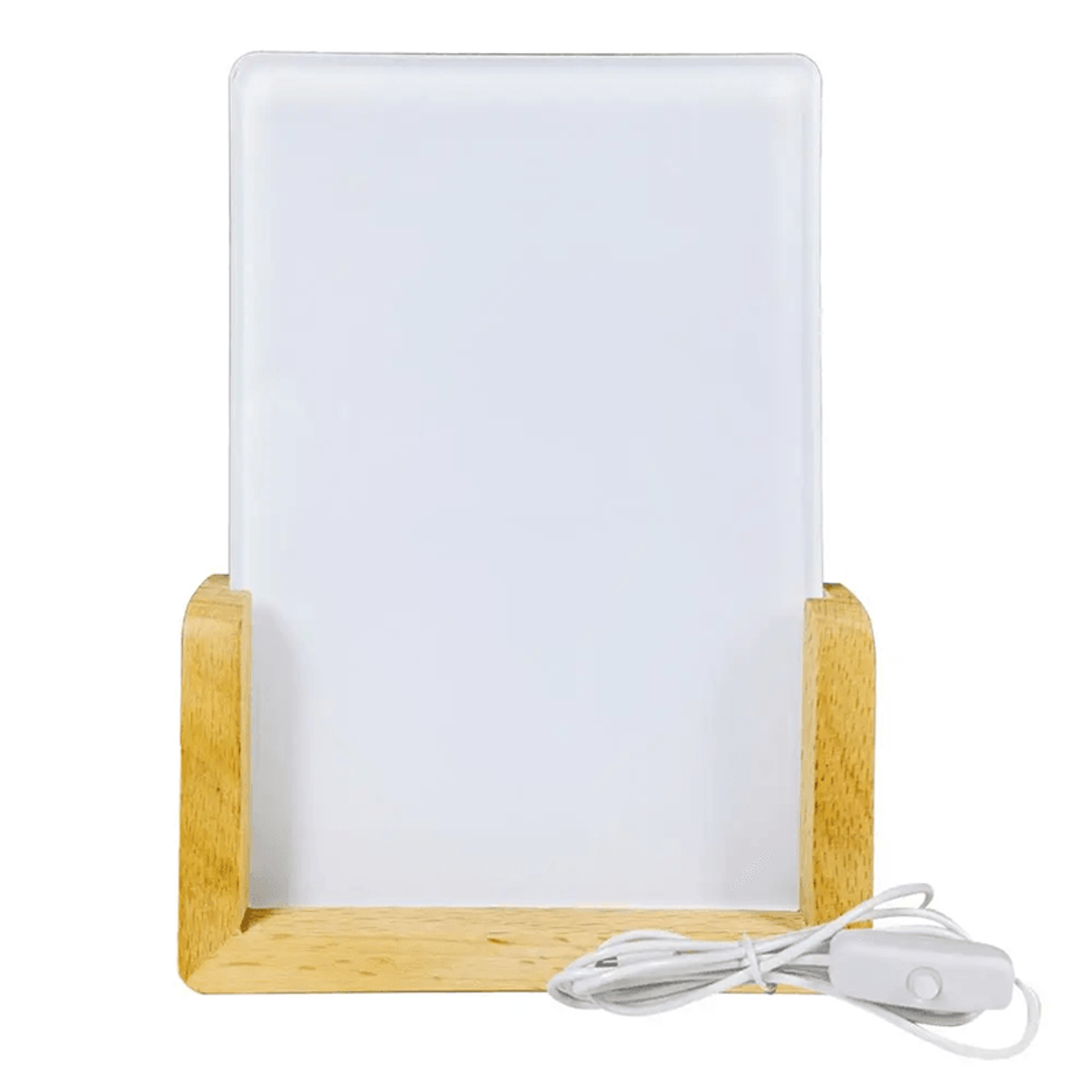 lumicraft sublimation acrylic photo frame blank with led light base