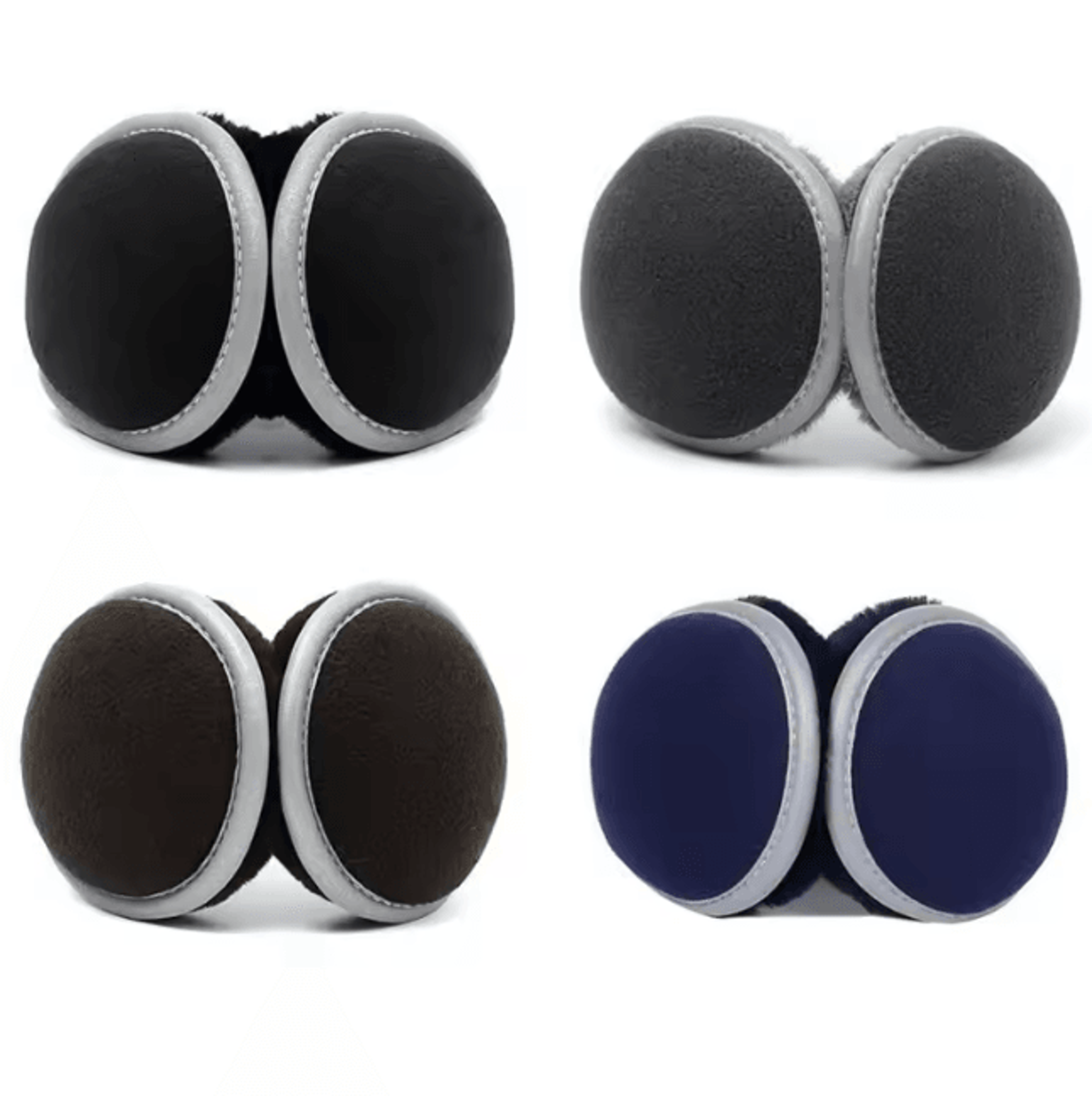 foldable reflective winter ear warmers for men & women