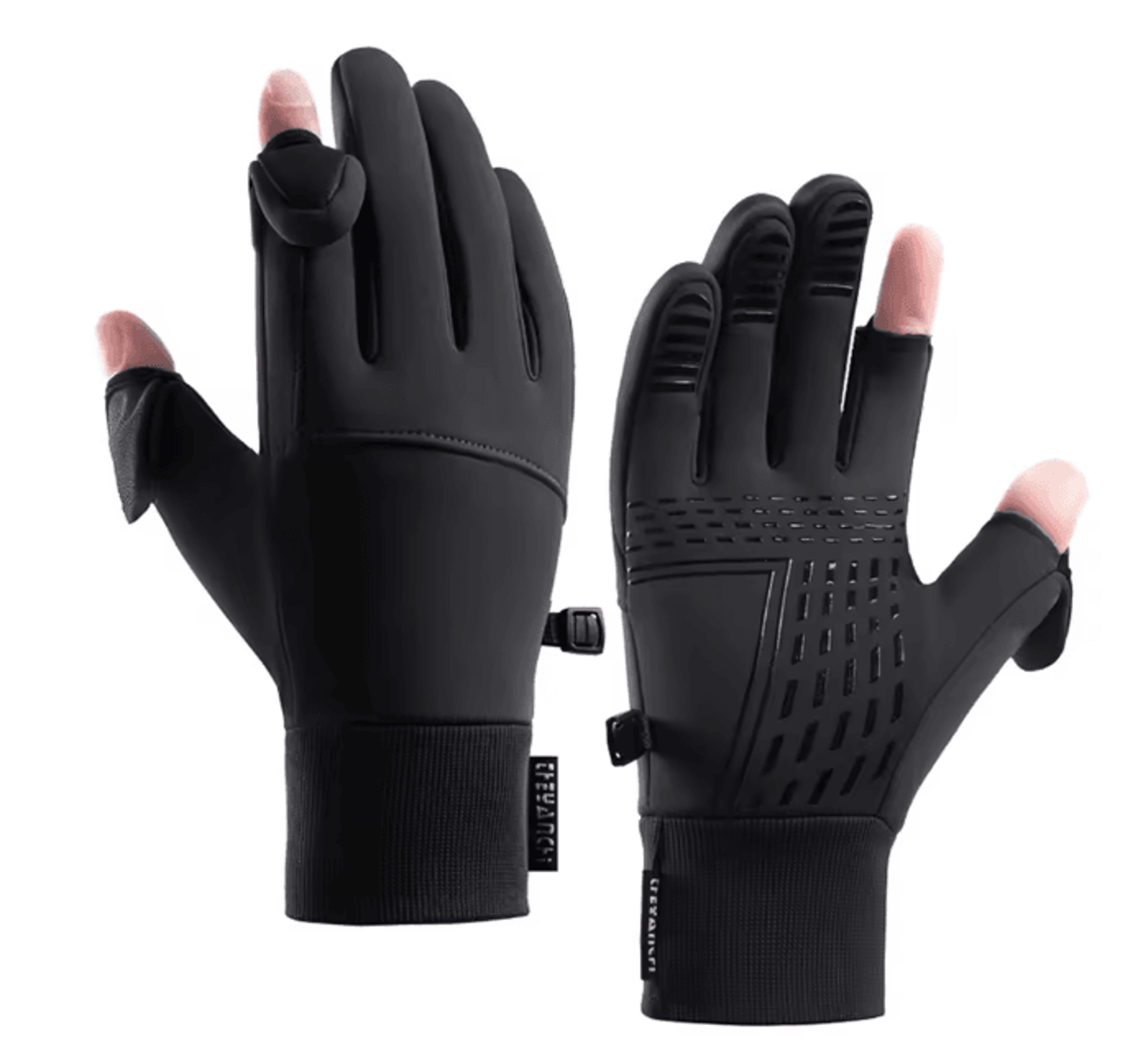 FrostGrip Flip Open Two Finger Winter Gloves For Men And Women 4