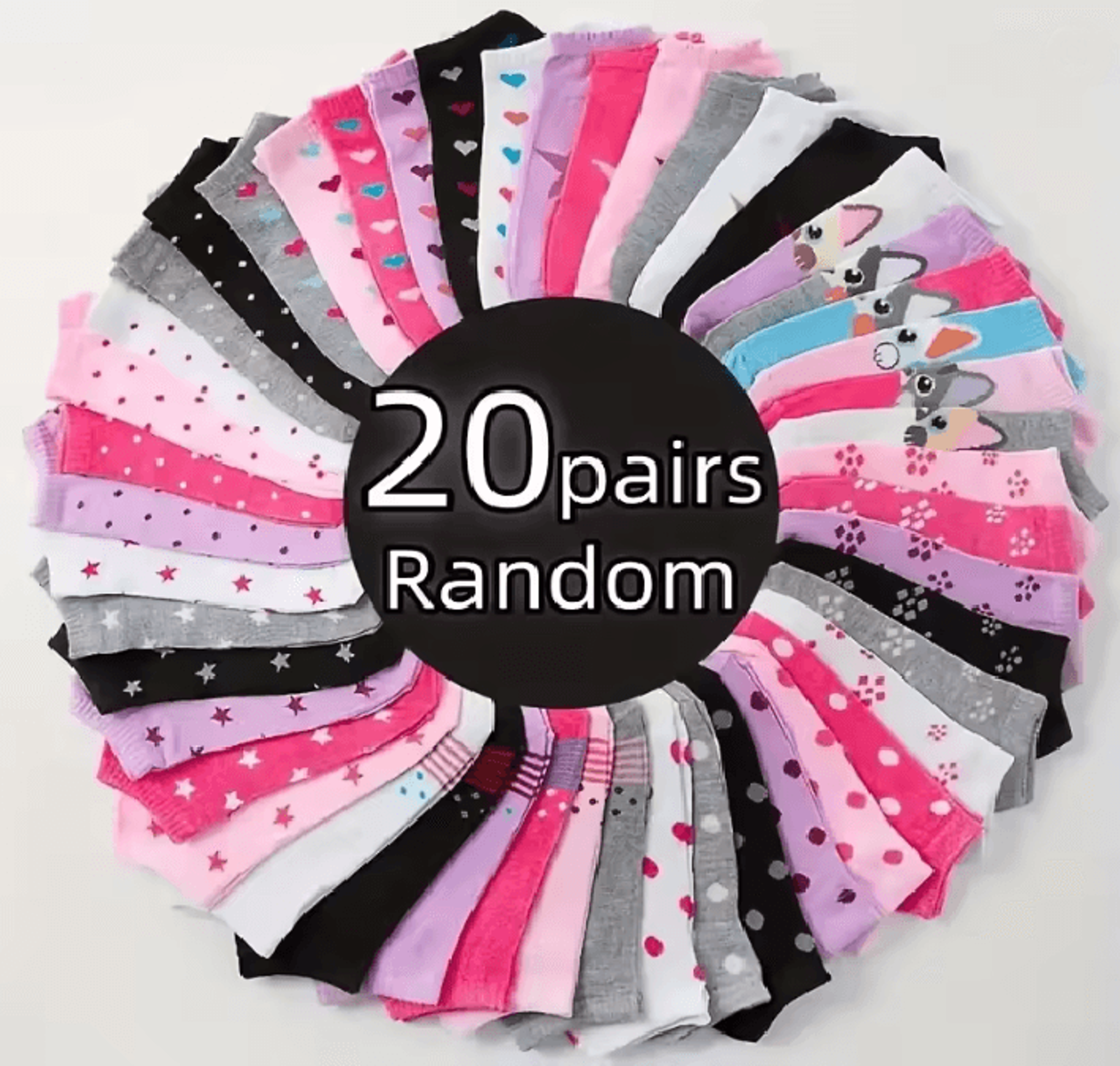 HeartEase Candy Colored Ankle Socks For Women 5