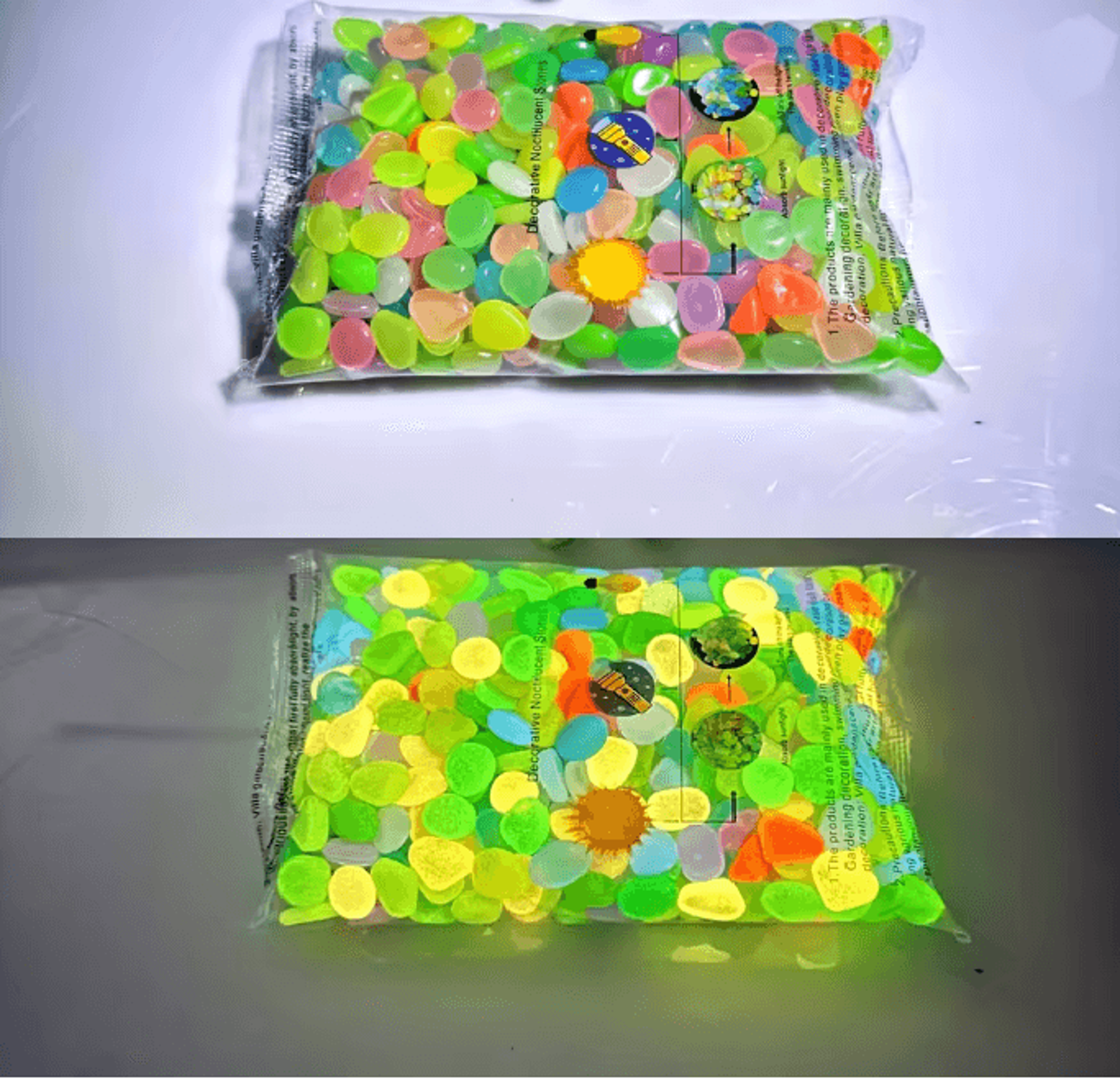 LumaGlow Garden Pebbles 100 Pack 4