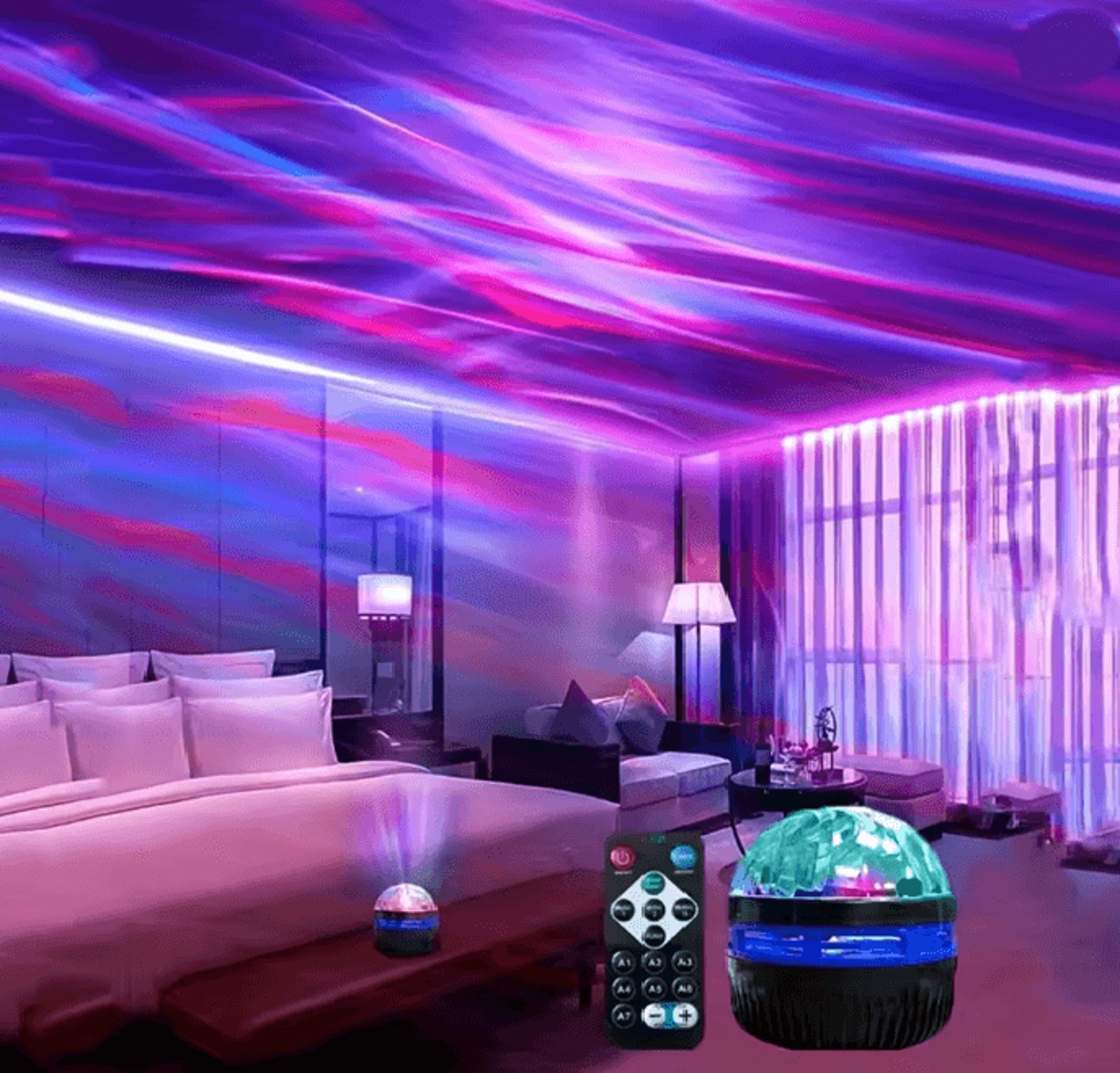 Galaxy Aurora Room Projector Night Light 4
