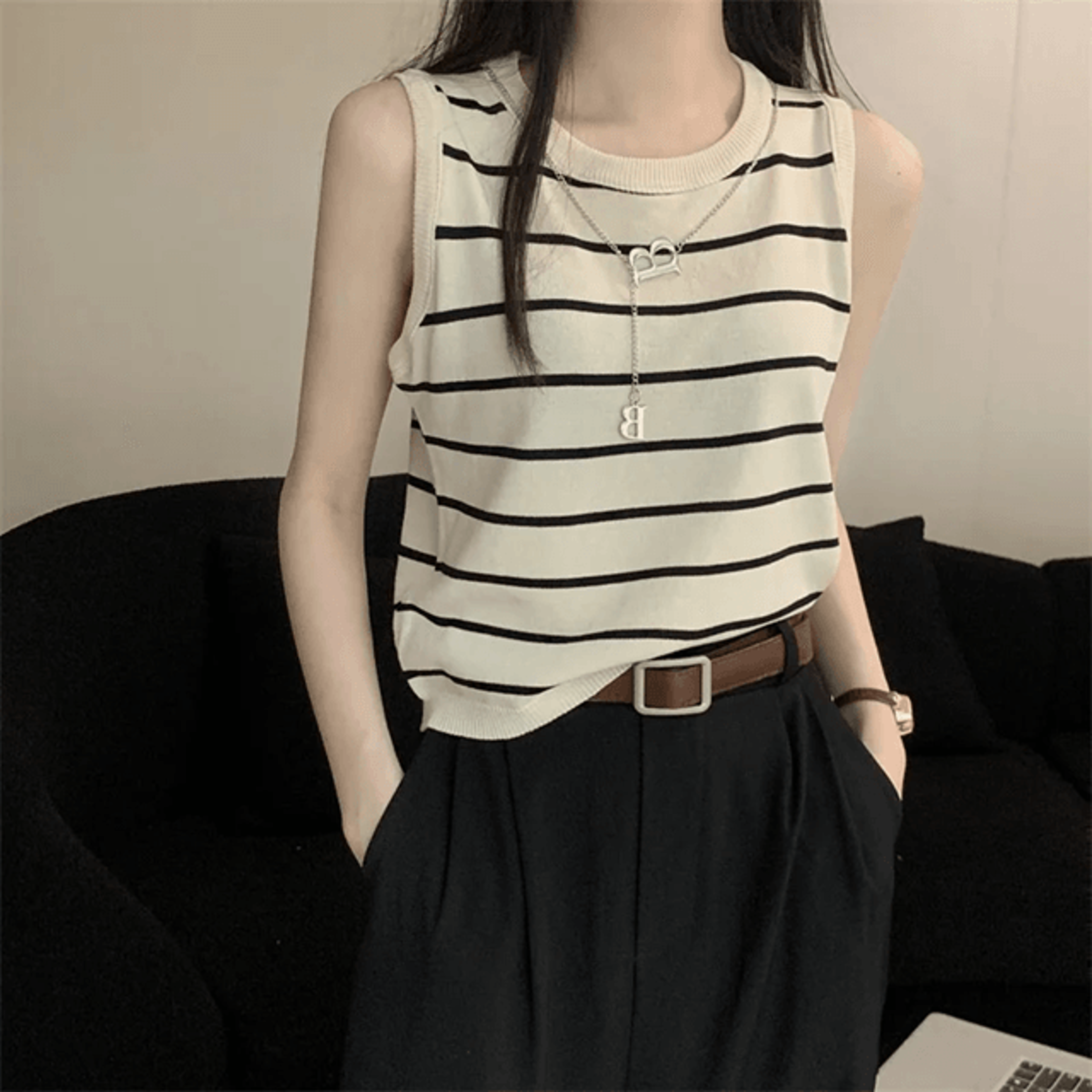 StripeFlex Womens Stretch Vest 1