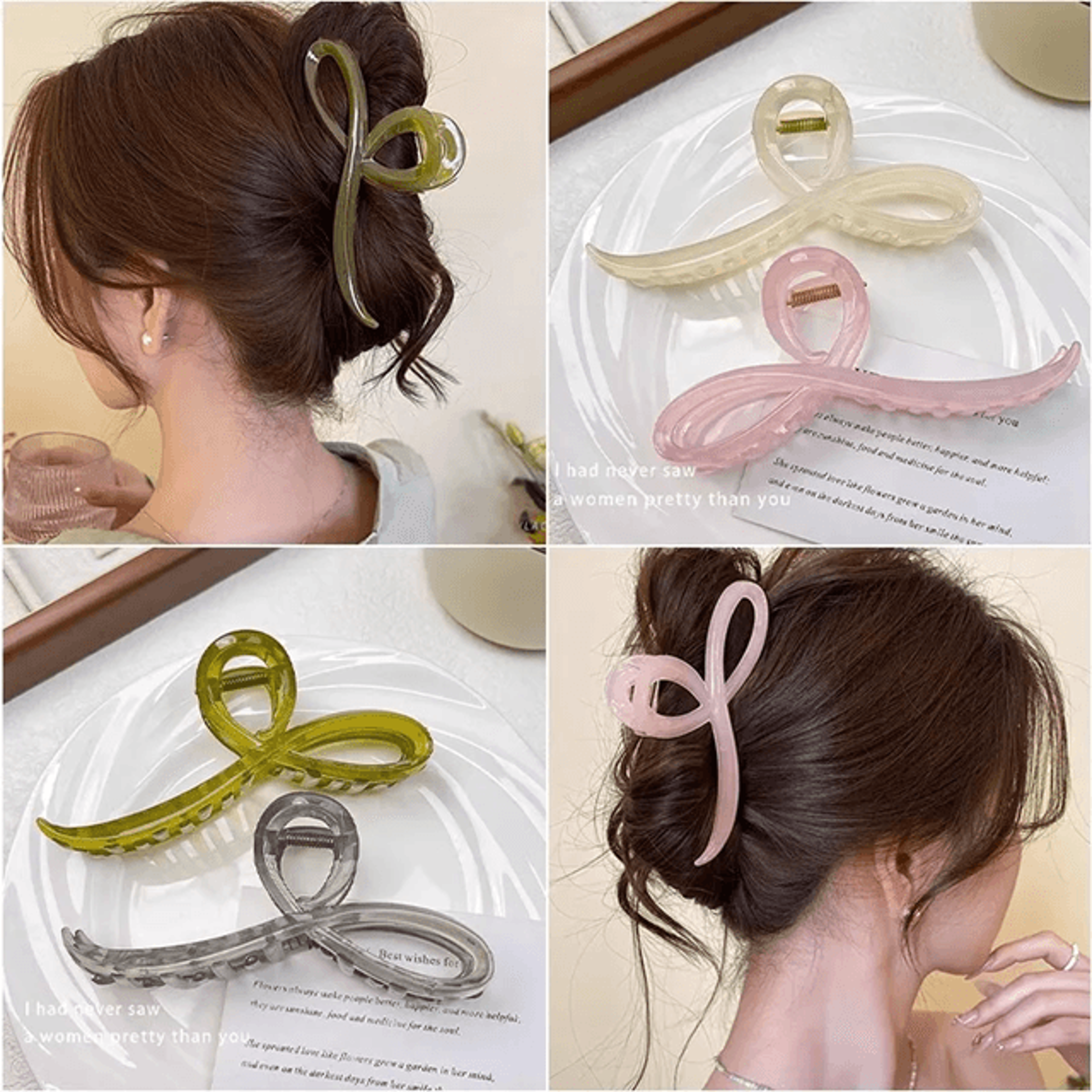JellyBow Hair Claw Clip 1