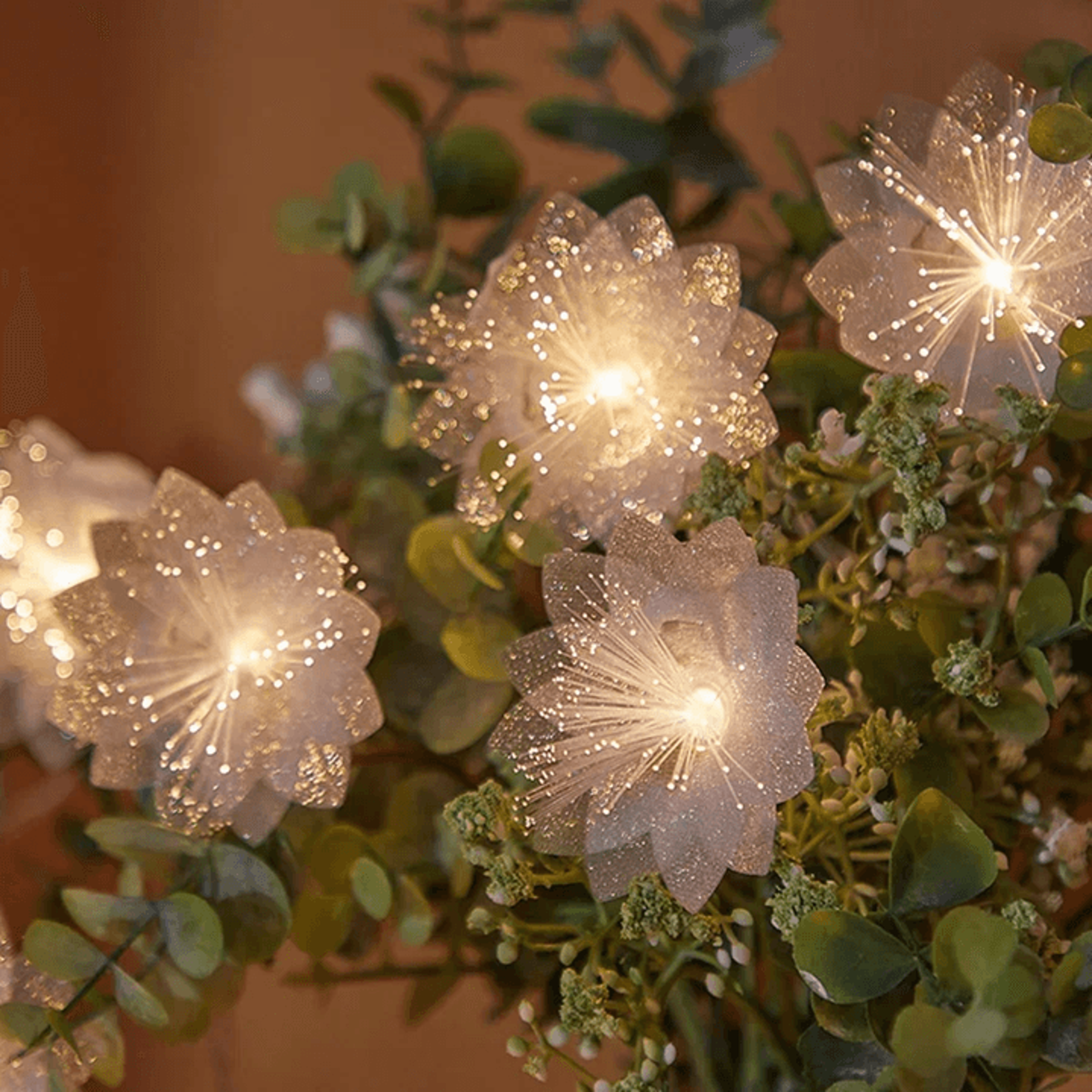 AuroraGlow Fiber Optic Fairy Light Garland 2