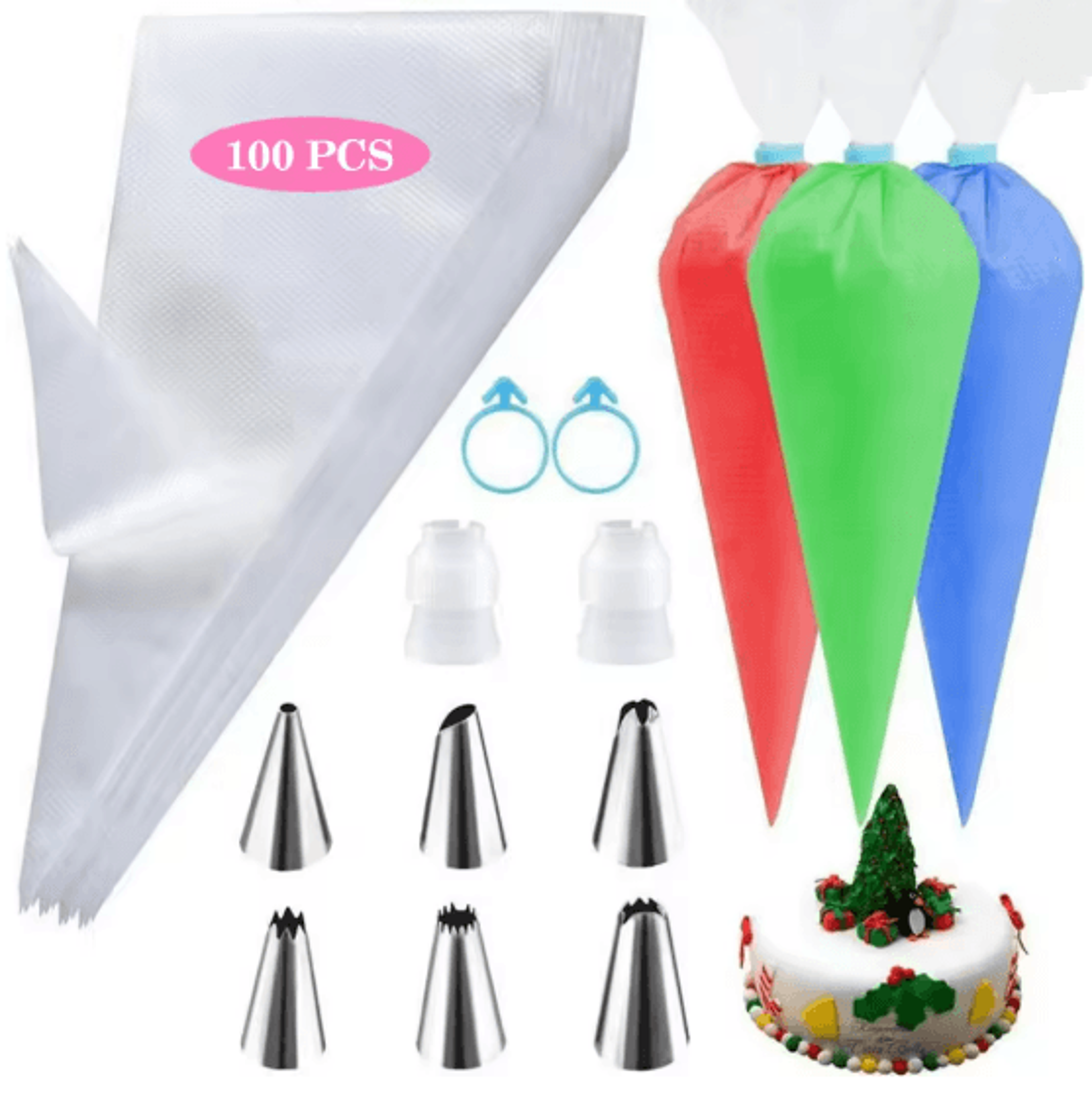 BakeCraft Silicone Decorating Kit 11