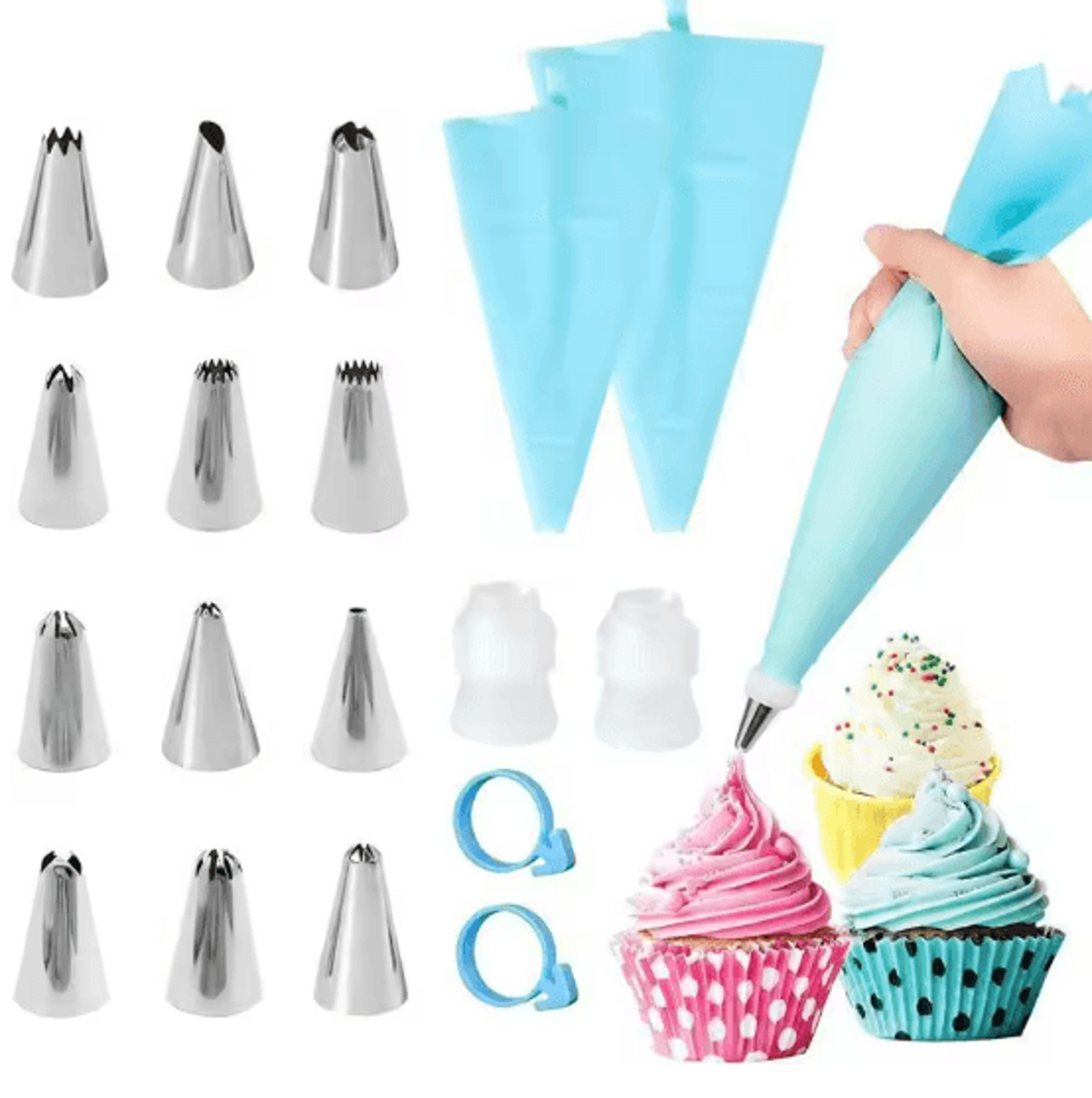 BakeCraft Silicone Decorating Kit 6