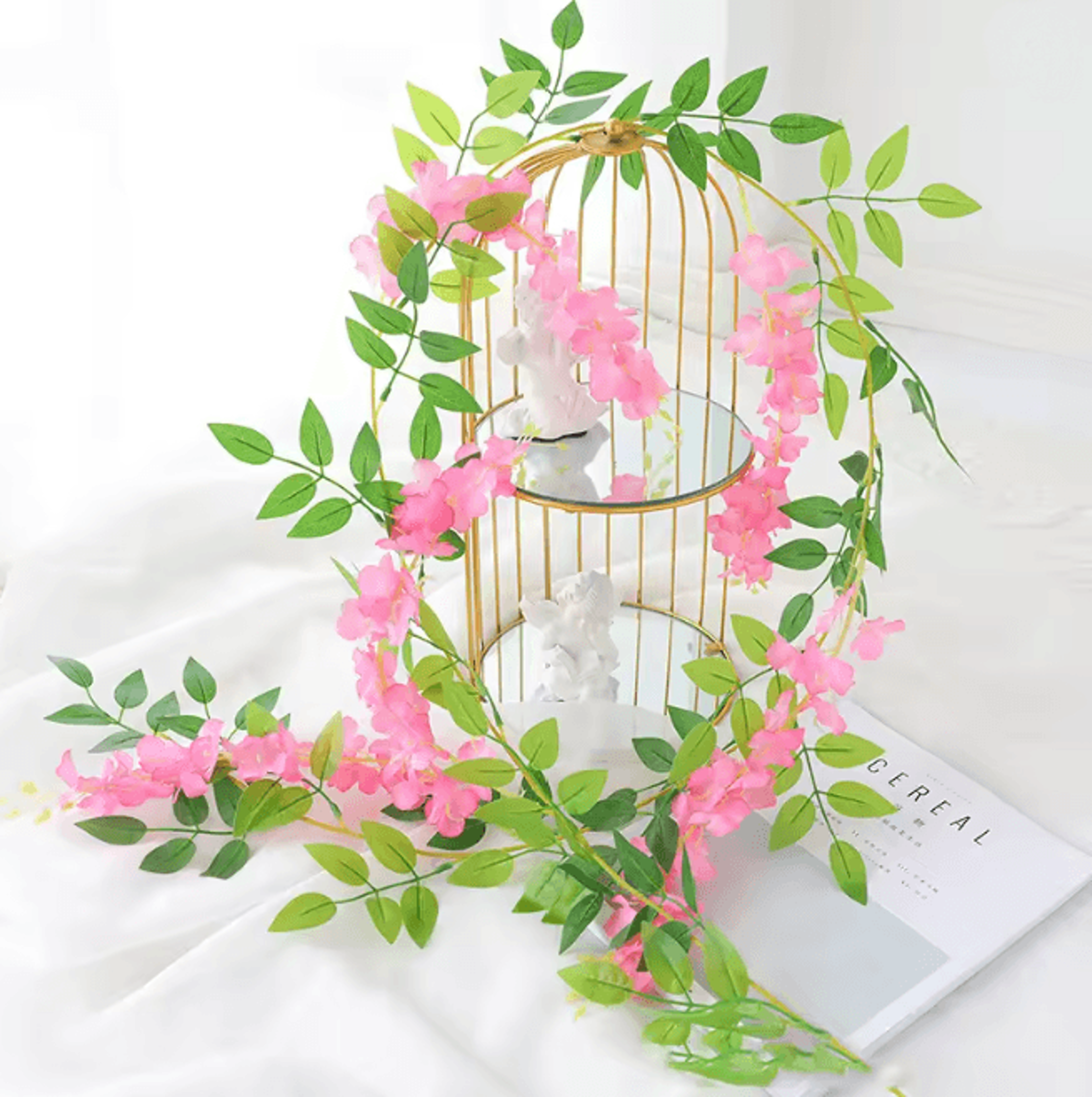 Artificial Wisteria Hanging Garland Vine 6