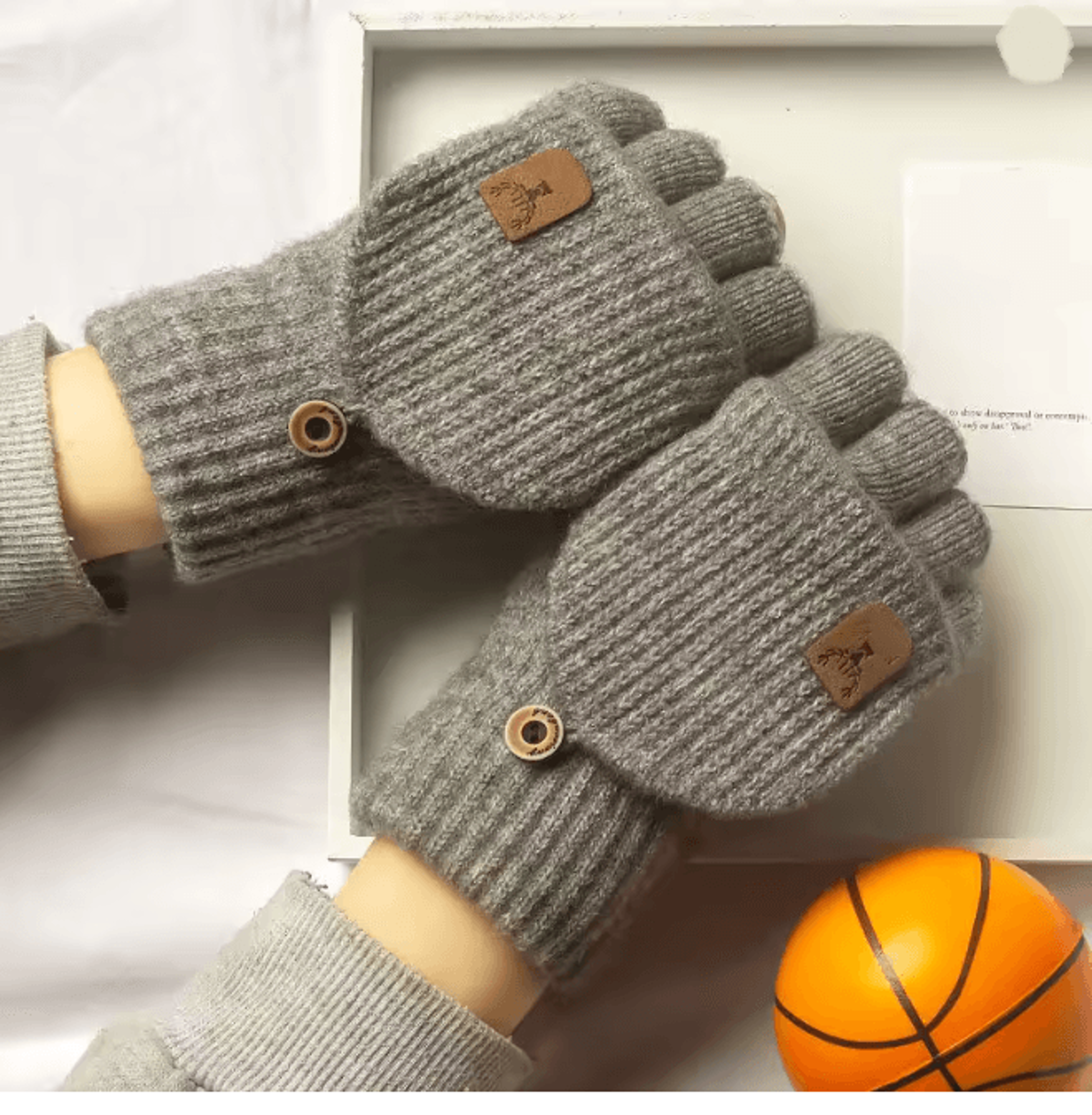 Warmknit Fingerless Winter Gloves 3