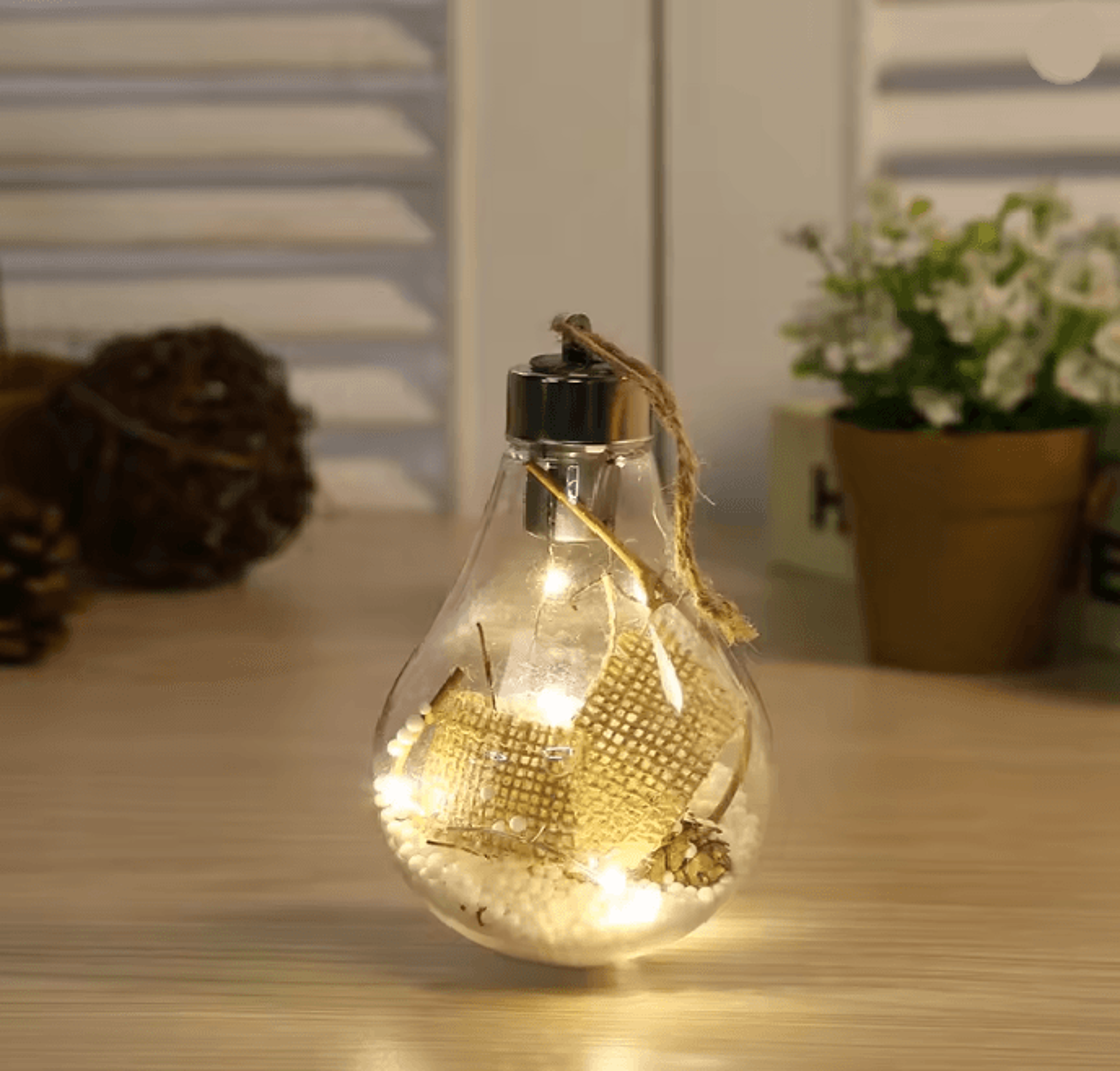 Leaf Globe LED Fairy Bulb Lights 7