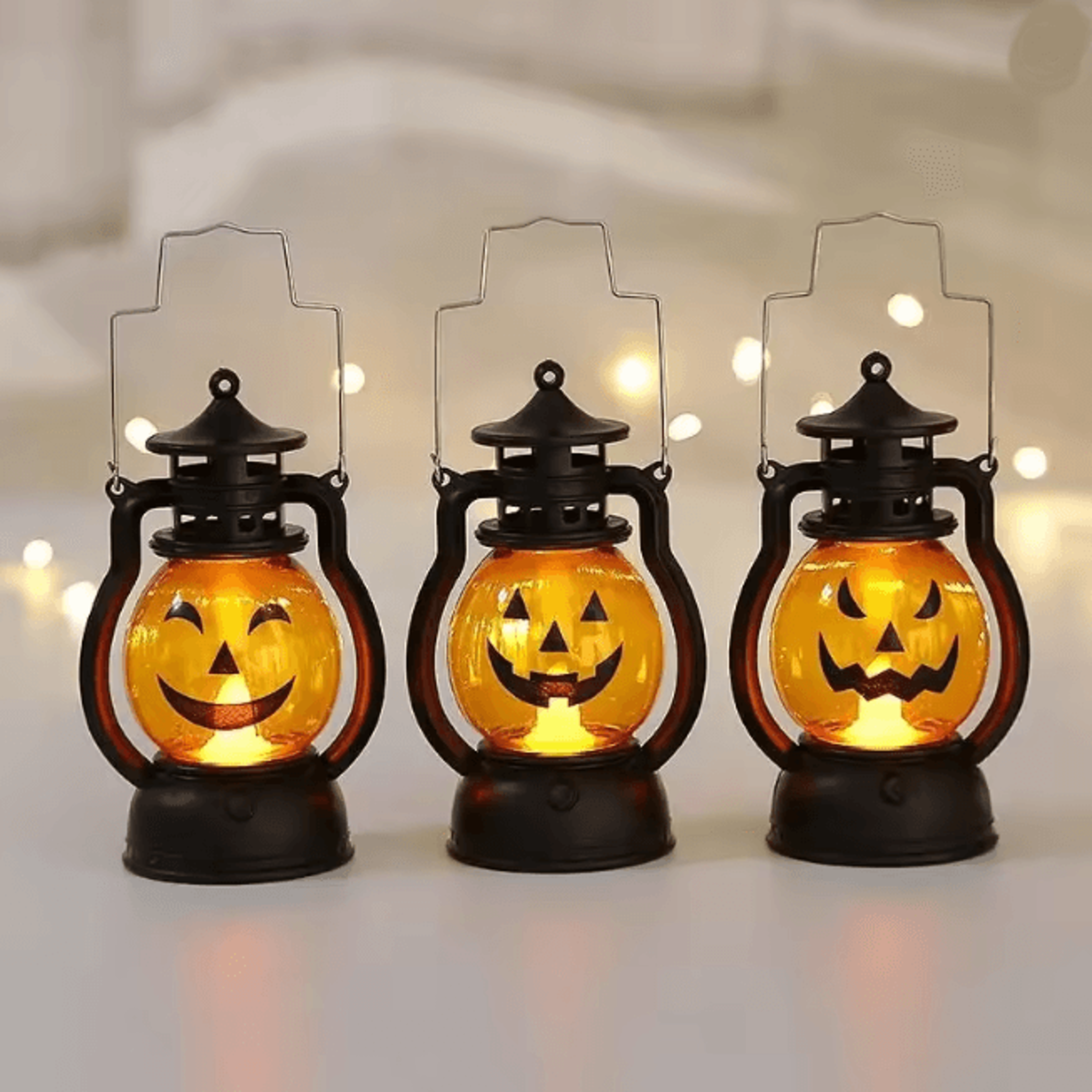 Halloween Pumpkin Ghost Lantern 2