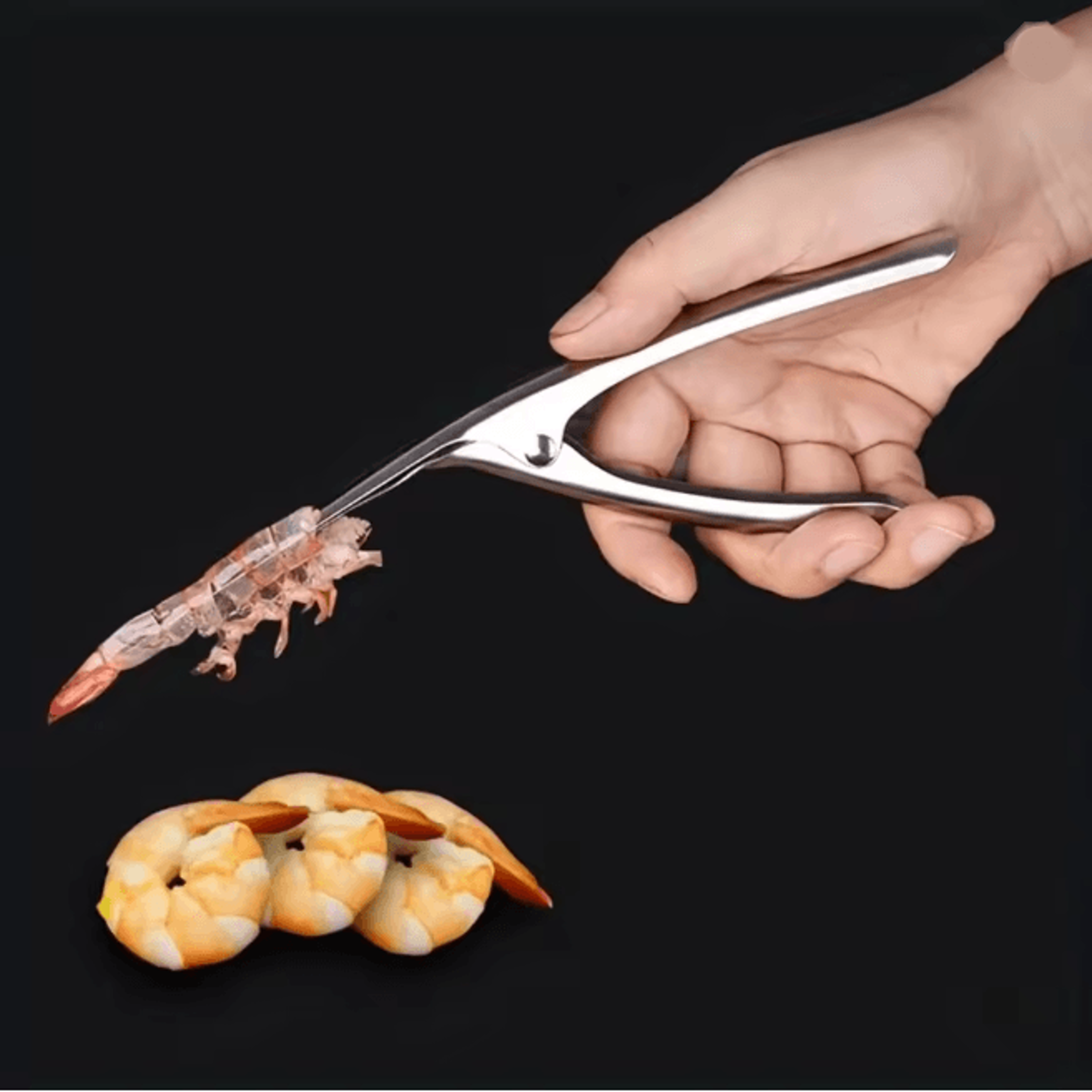 Stainless Steel Shrimp Deveiner Kitchen Seafood Tool 1