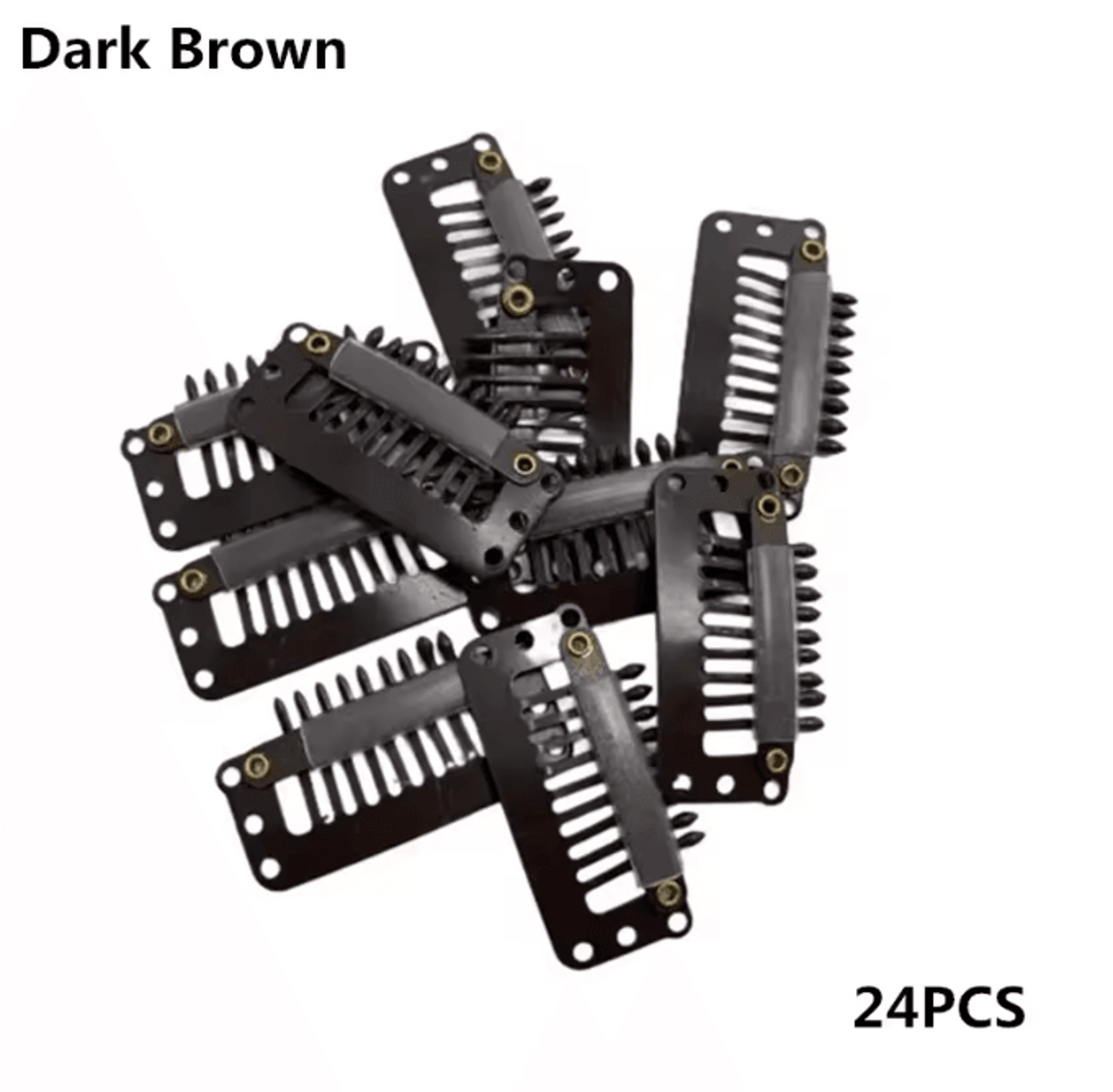 Hair Extension Snap Clips Set 6
