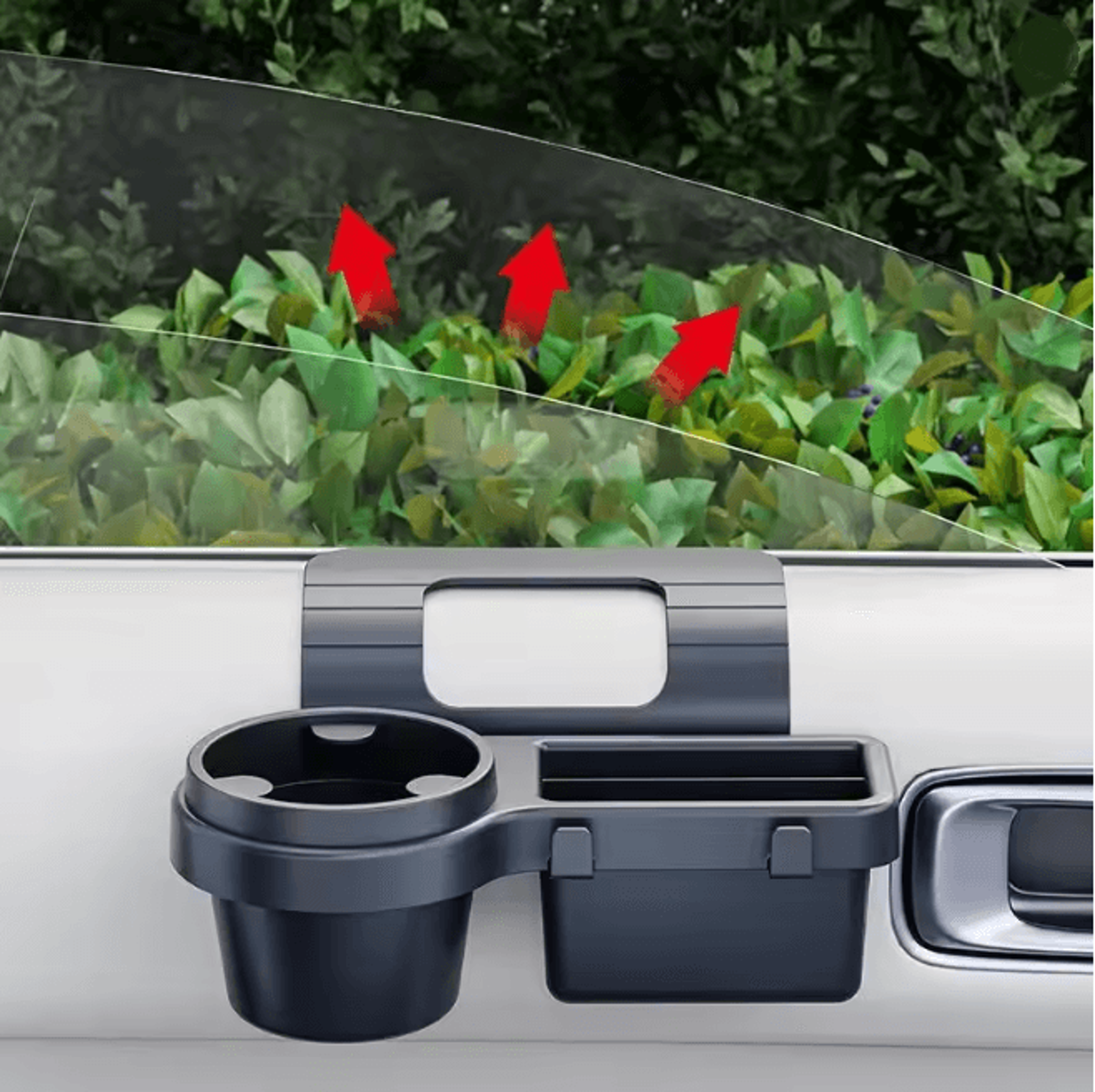 Car Cup And Phone Holder Hanging Storage Rack 0
