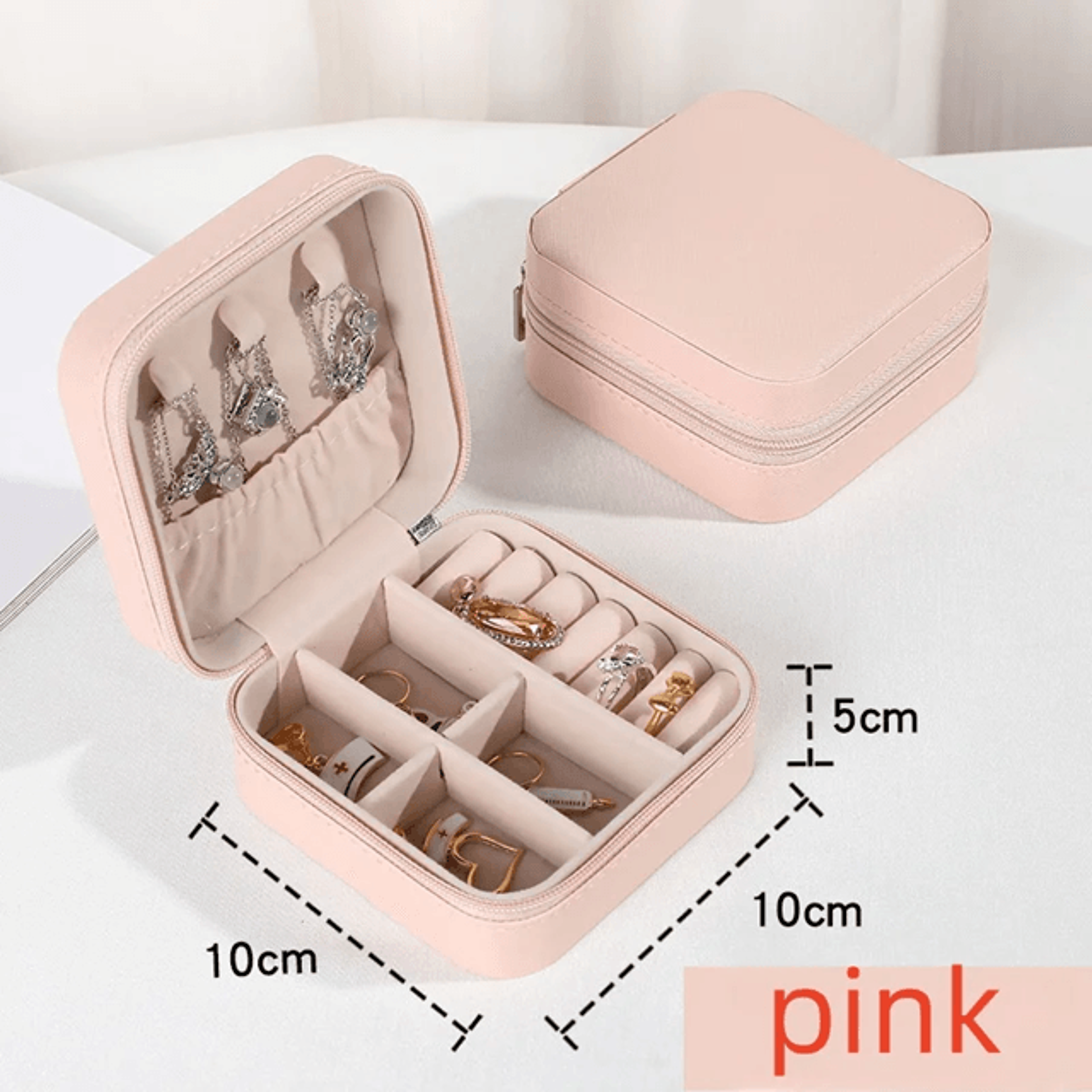 Mini Travel Jewelry Storage Box For Earrings Rings And Necklaces 6
