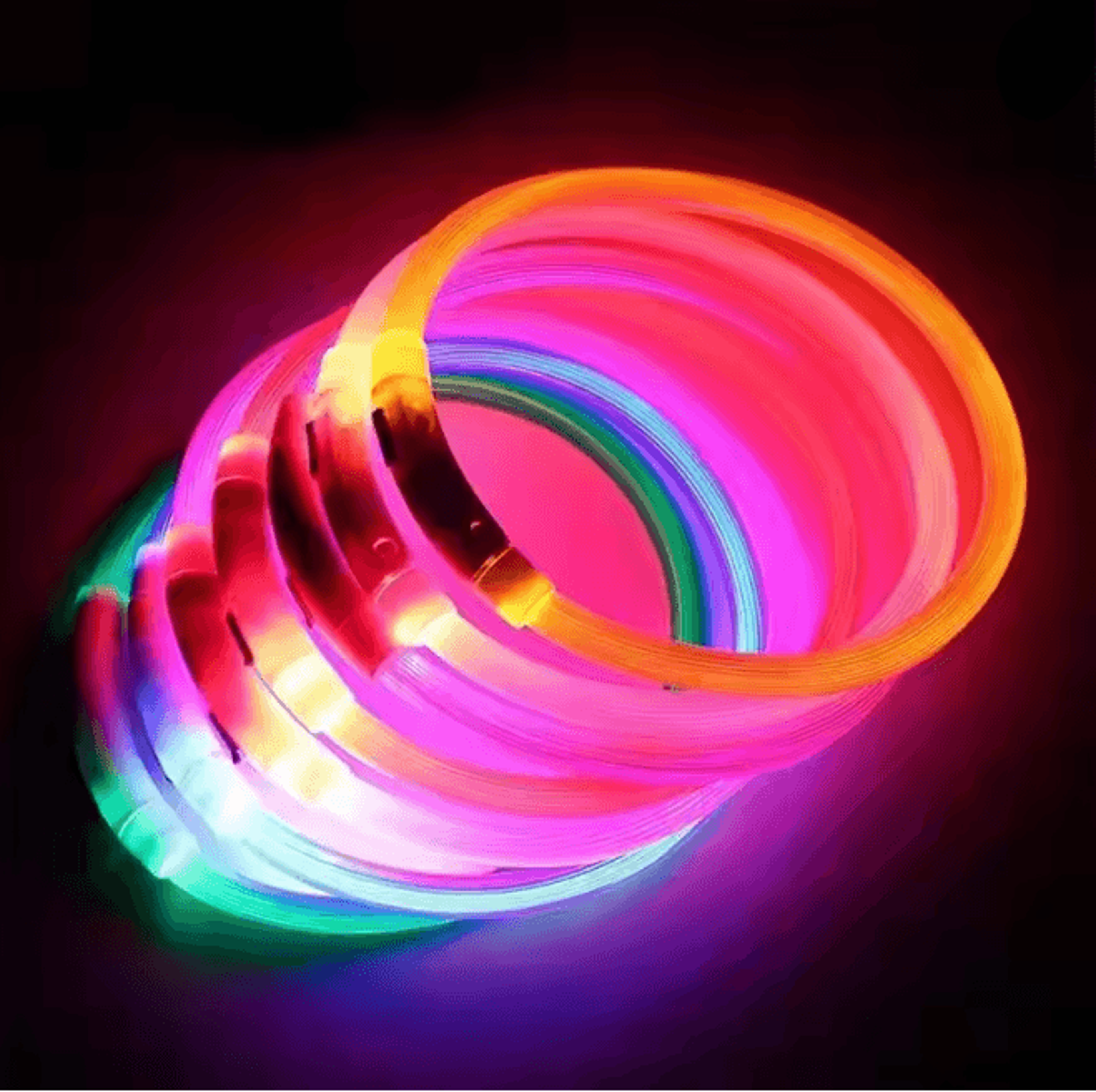 Led Usb Dog Safety Collar 1