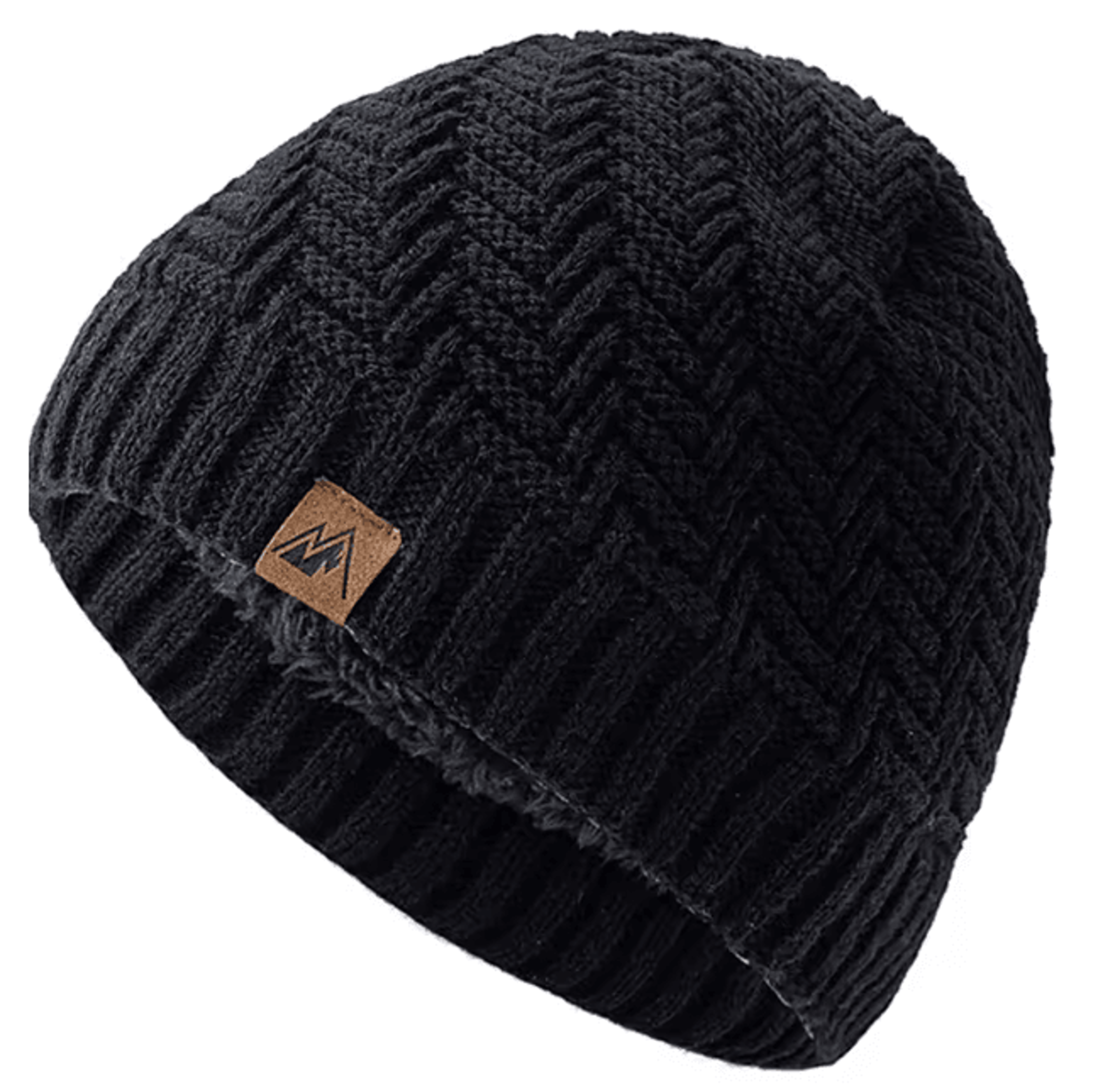 Winter Knit Plush Lined Beanie Hat 5