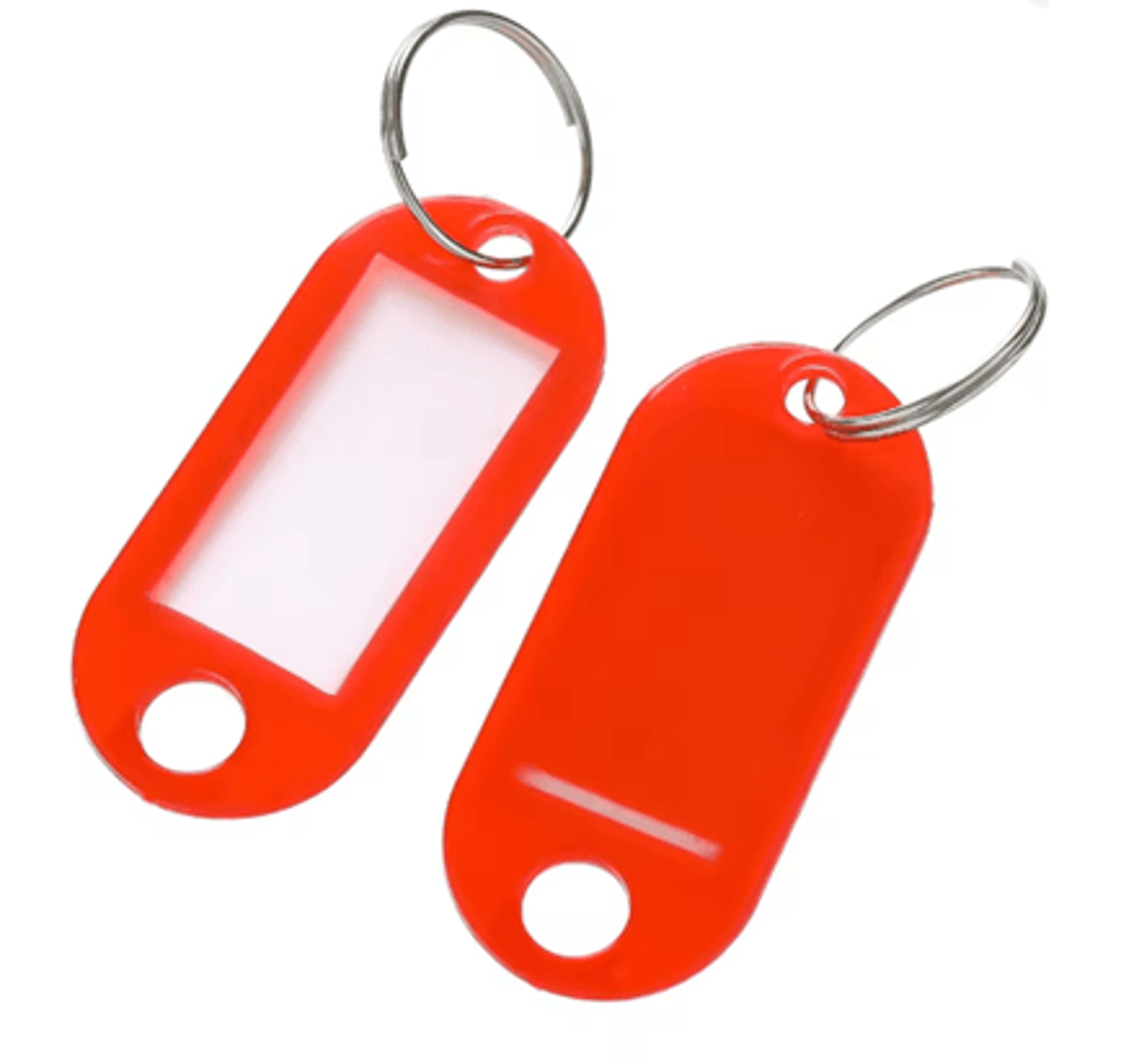 Color Plastic Key Tag Set 7