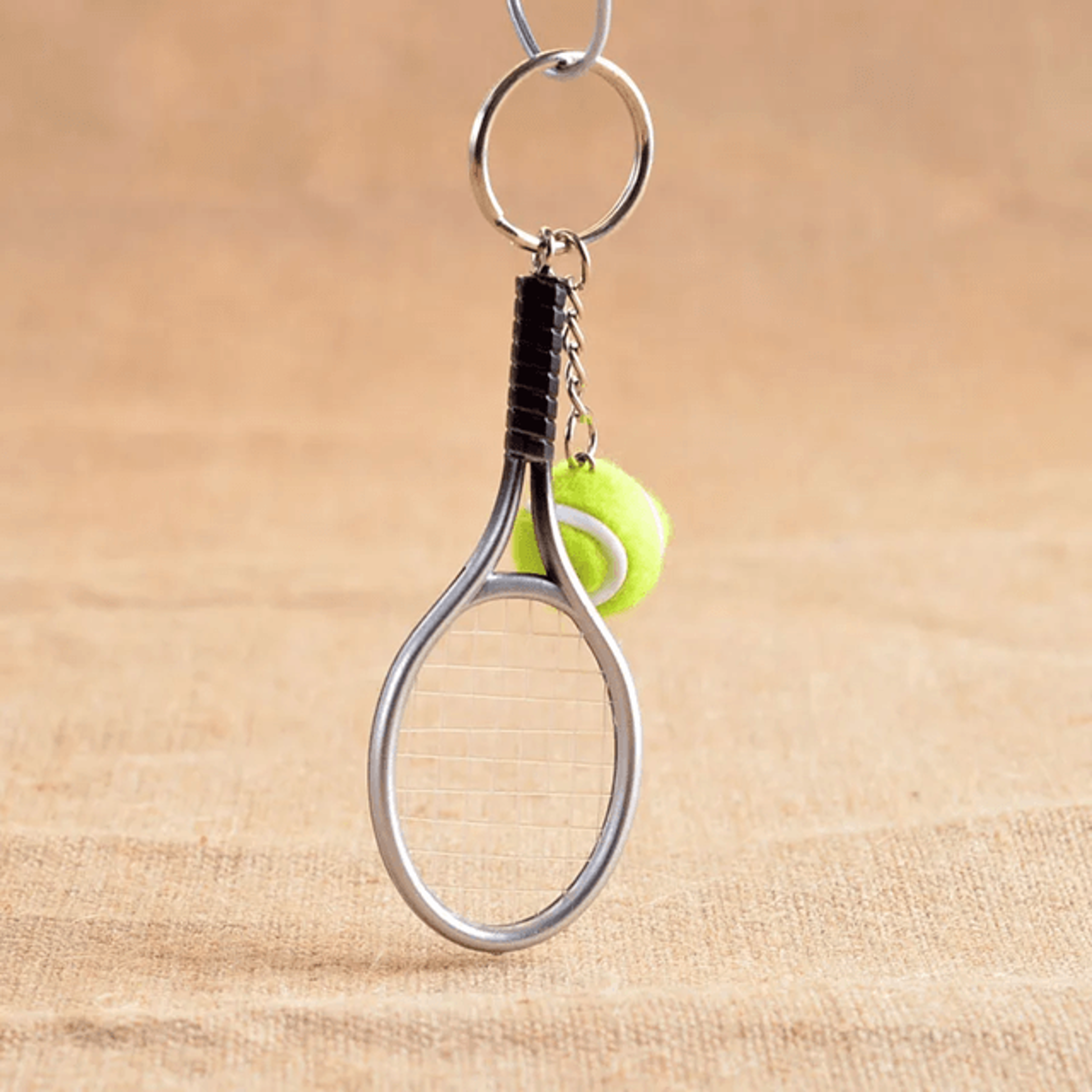 Mini Tennis Racket Keychain Gift Accessory For Sports Lovers 4