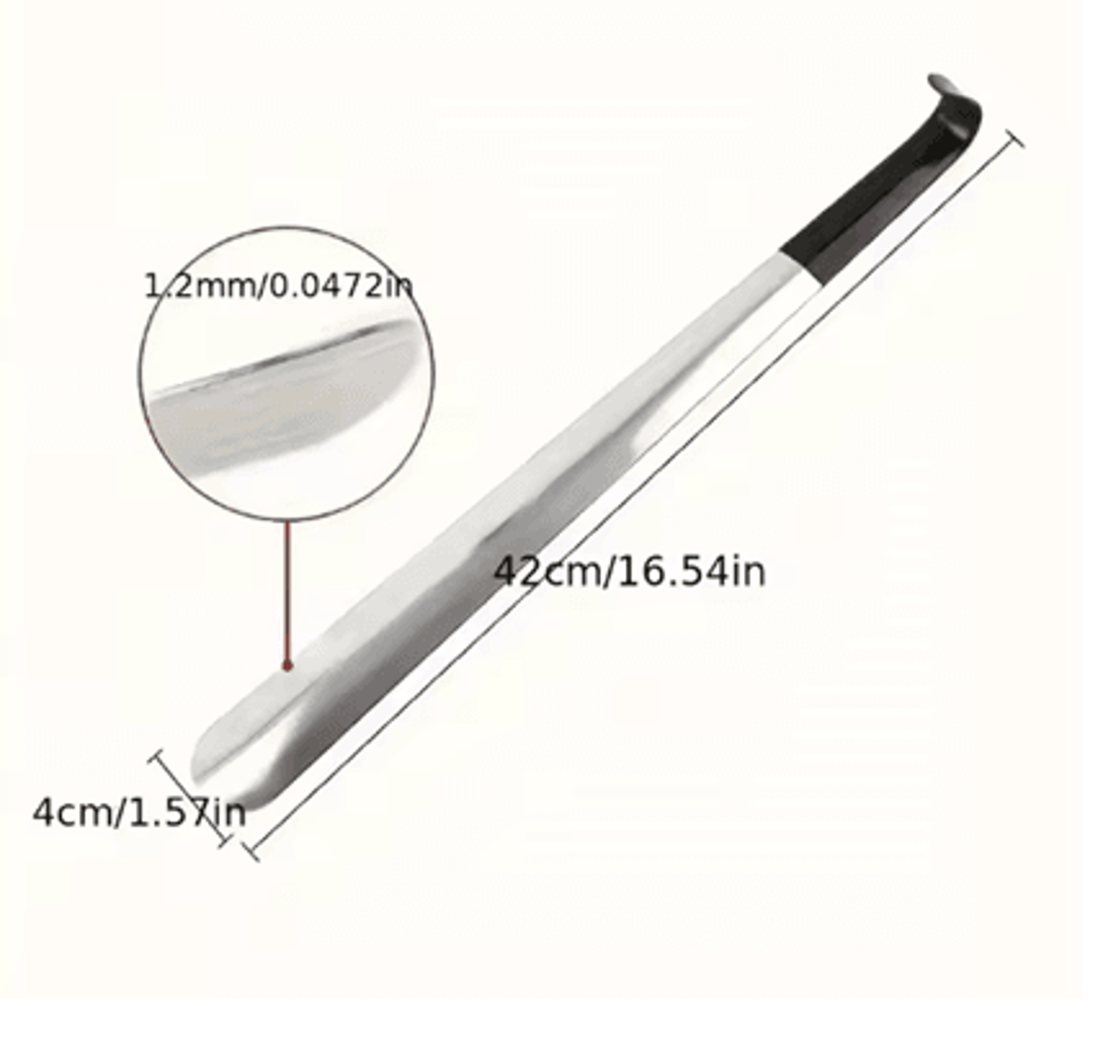 SteelEase Long Handle Shoehorn For Seniors And Everyday Comfort 3