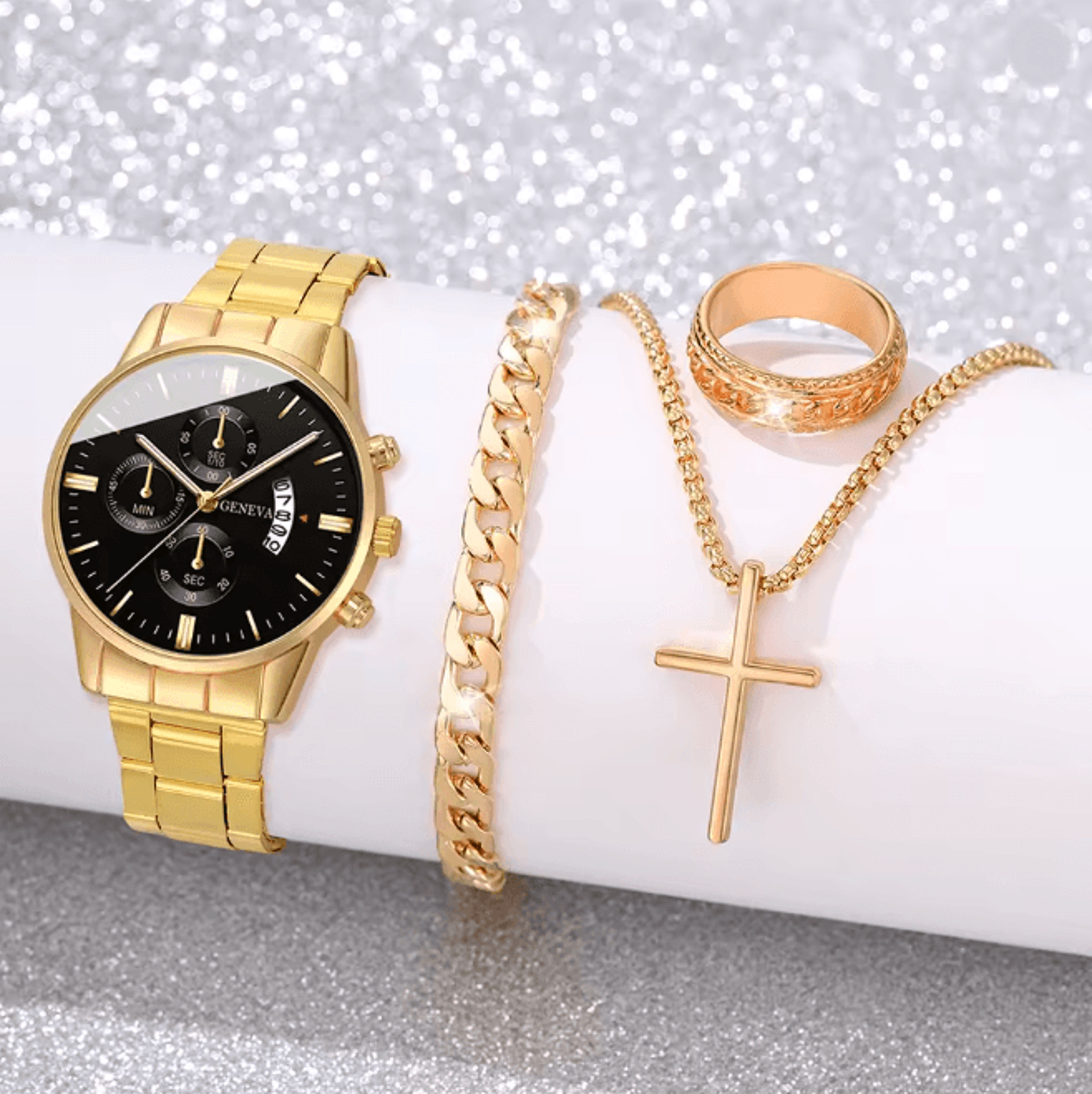 Stainless Steel Luxury Quartz Watch 4