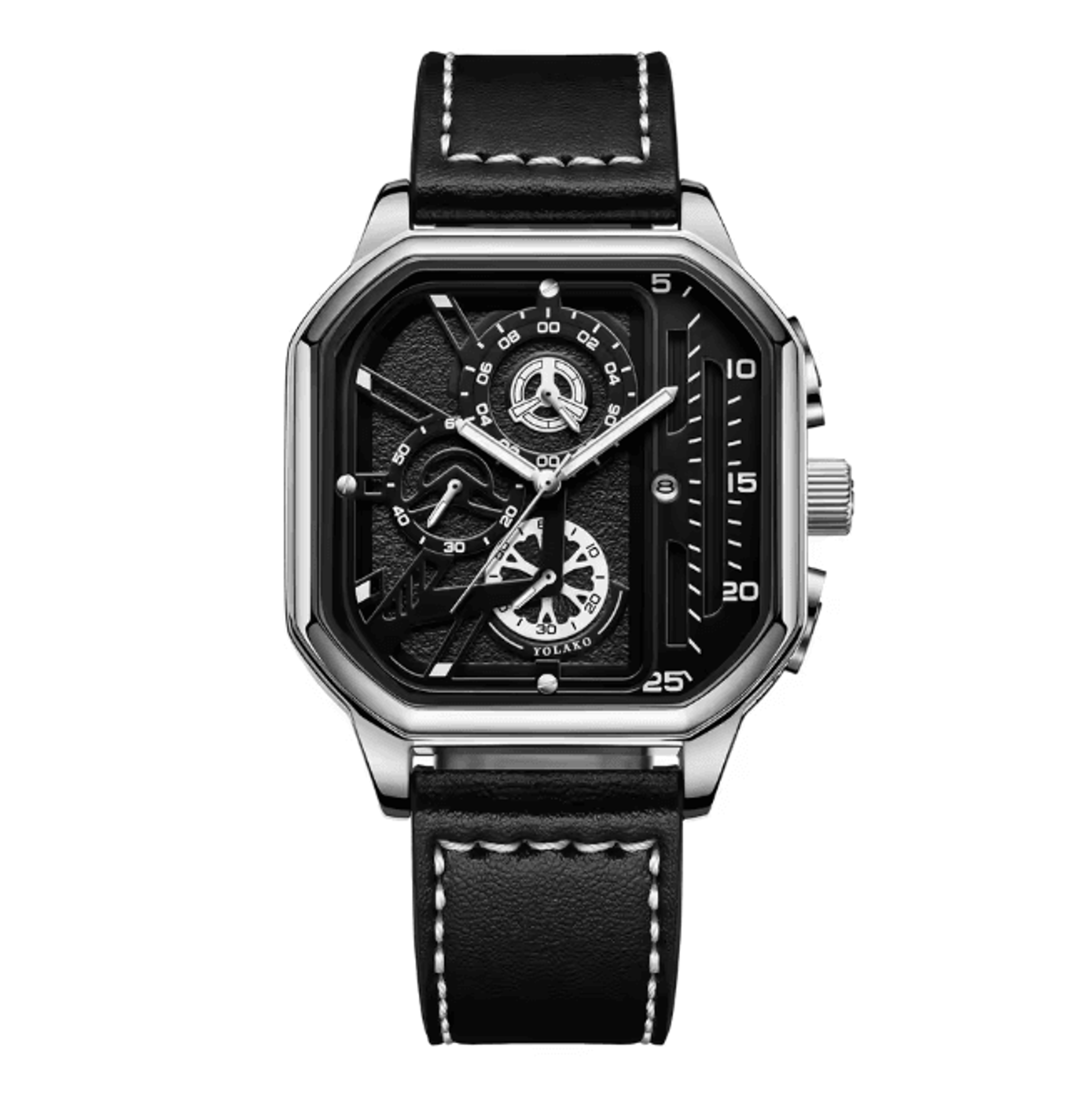Square Dial Casual Mens Watch 7