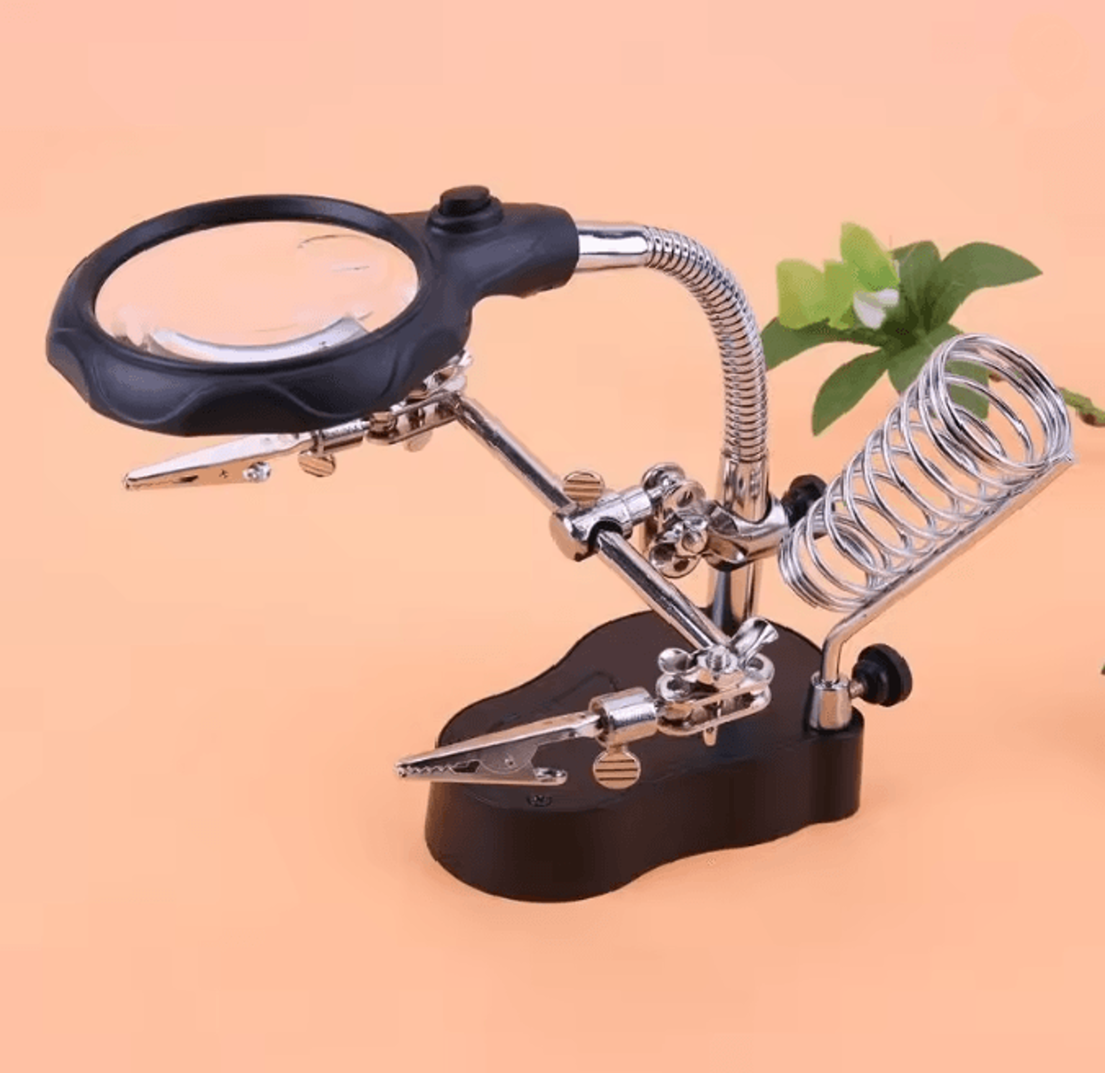 Desktop LED Soldering Magnifier 0