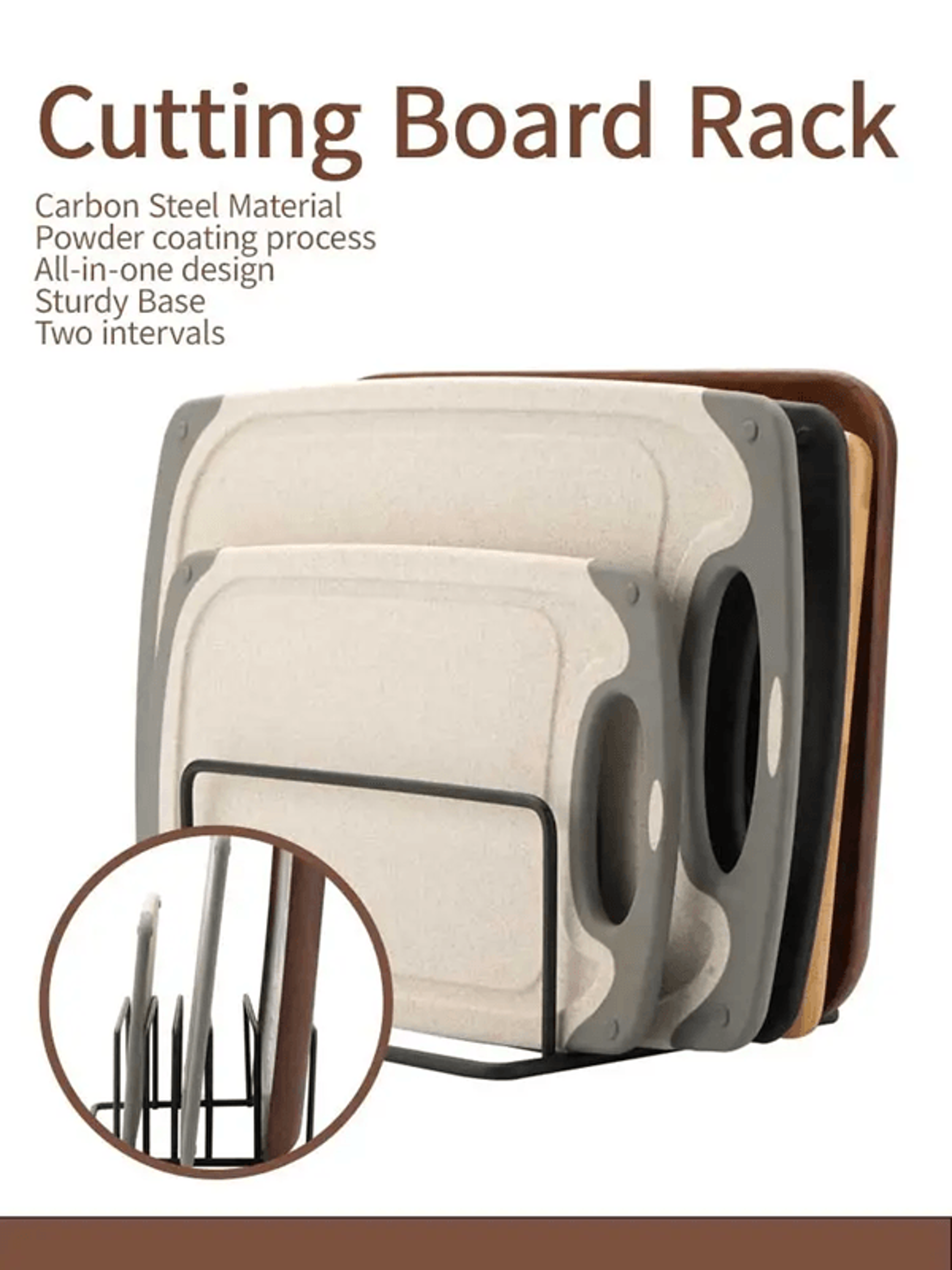 SpaceStack Cutting Board And Lid Organizer 0