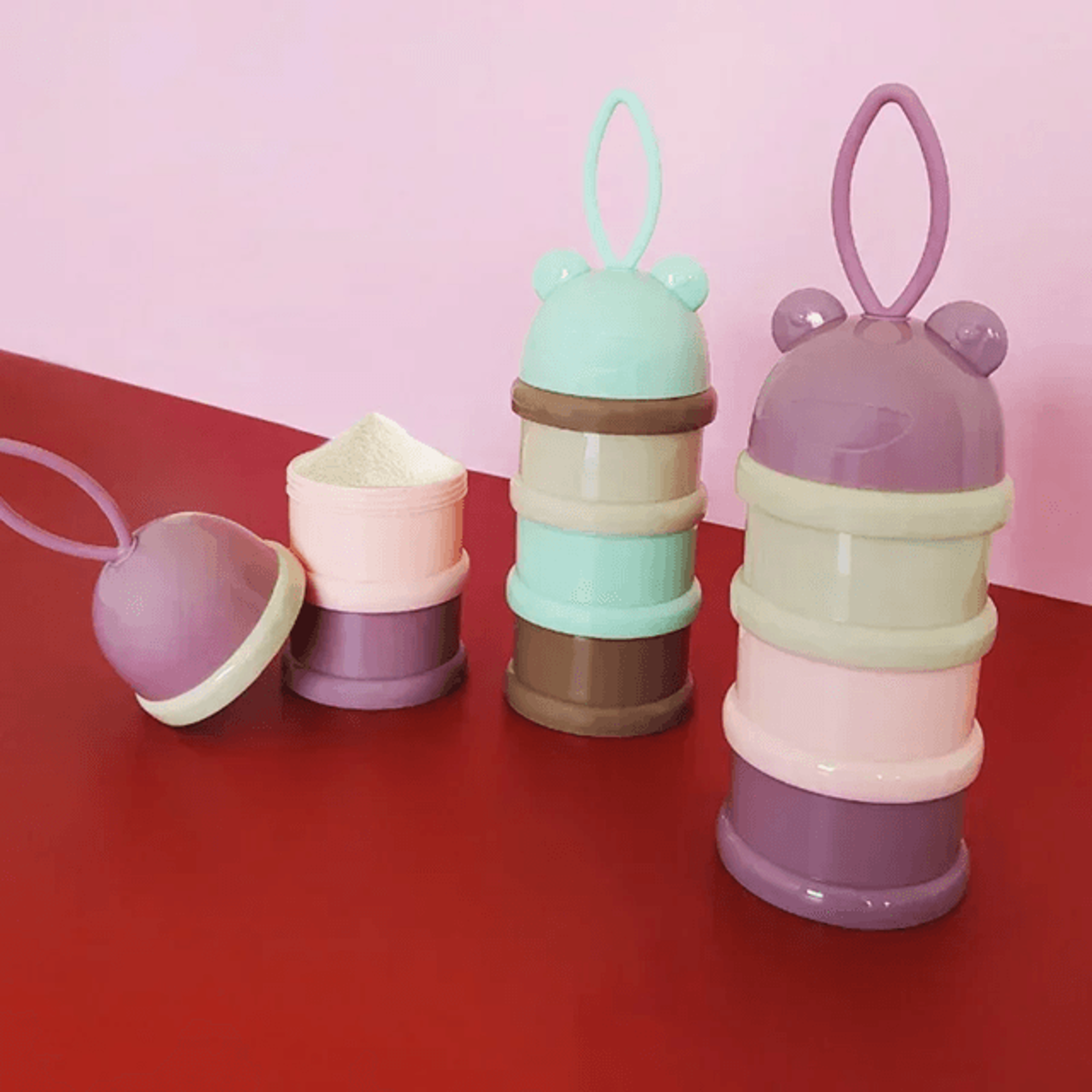 Tripoti 3 Tier Milk Powder And Snack Container 1