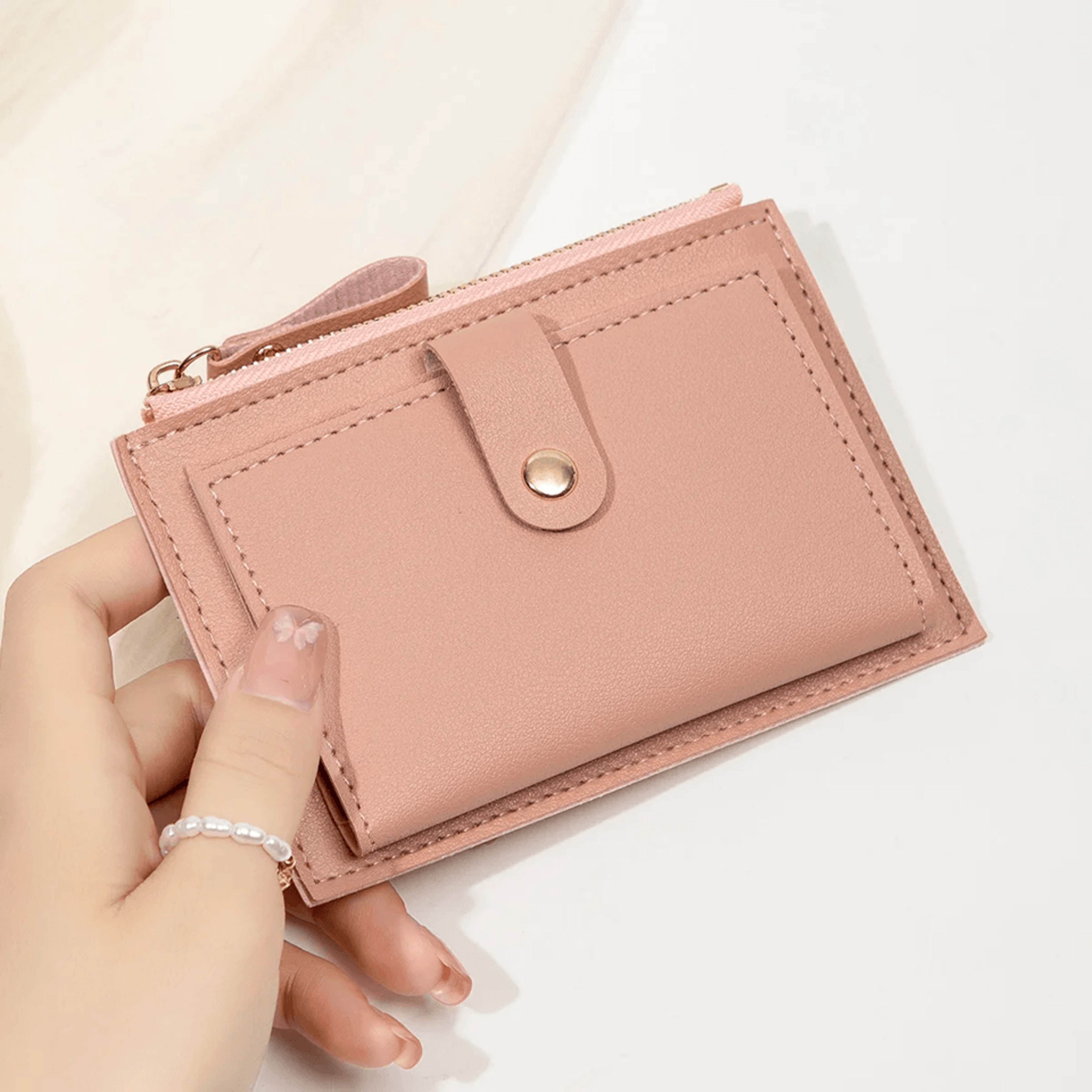 SlimLuxe Mini Card Holder Wallet 0